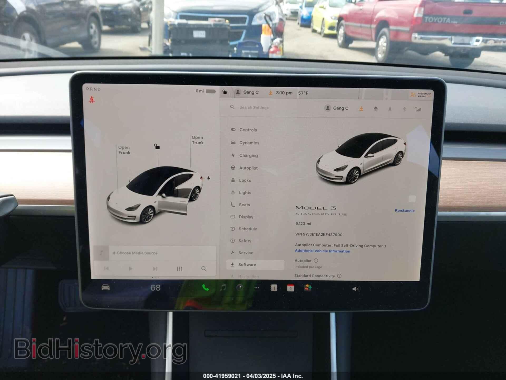 2019 TESLA MODEL 3 - VIN: 5YJ3E1EA2KF437900 - Фото 19