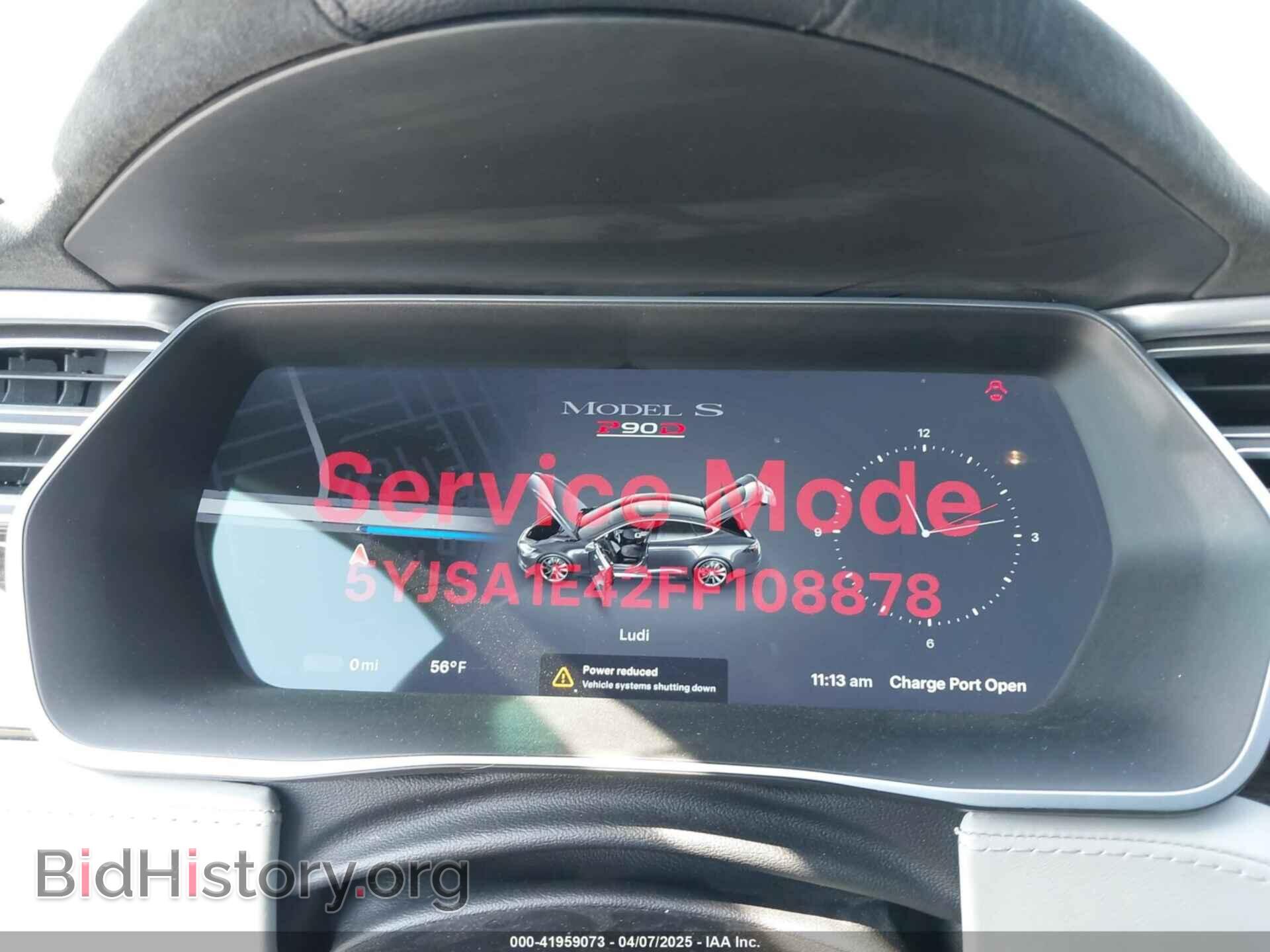 2015 TESLA MODEL S - VIN: 5YJSA1E42FF108878 - Фото 7