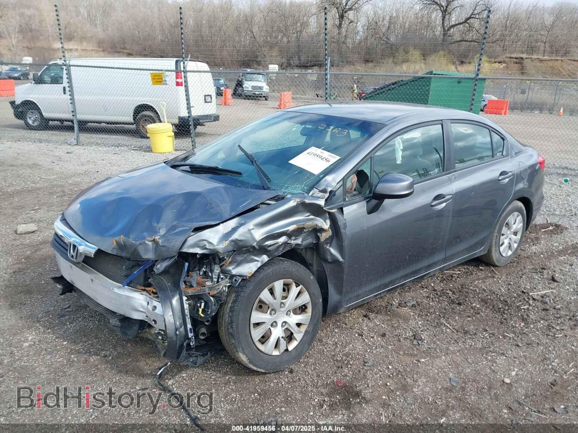 2012 HONDA CIVIC - VIN: 19XFB2F55CE007783 - Фото 2