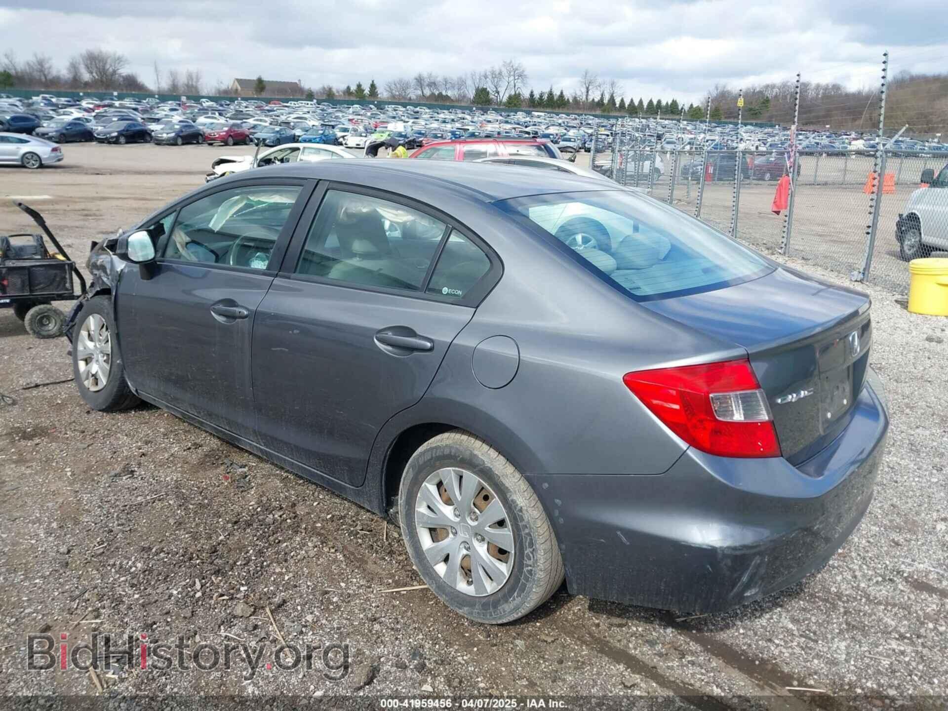 2012 HONDA CIVIC - VIN: 19XFB2F55CE007783 - Фото 3