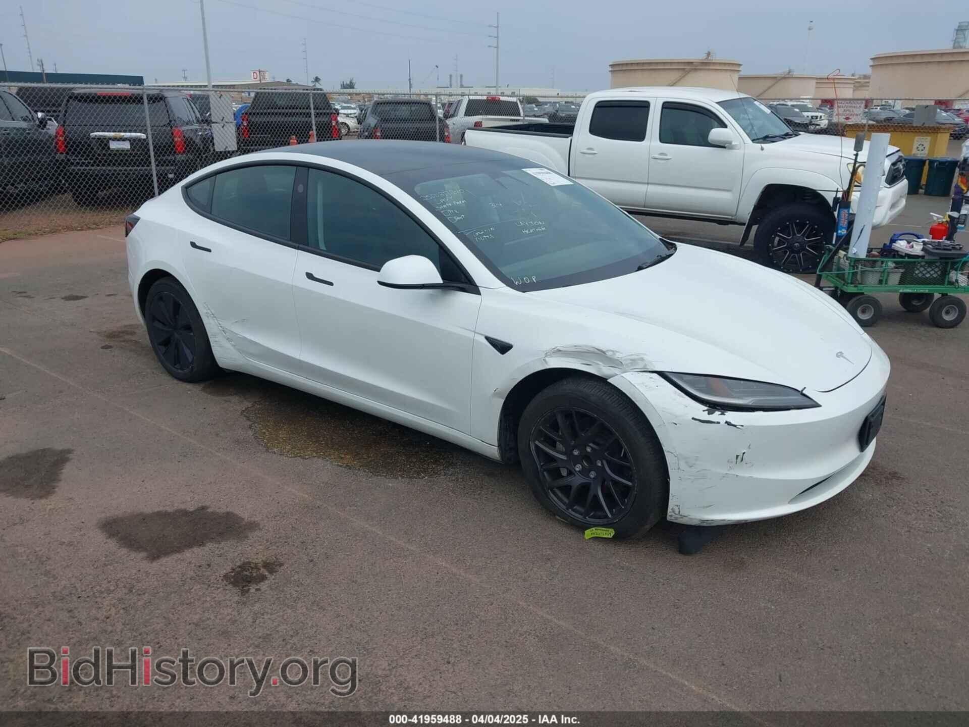 Photo 5YJ3E1EA6RF743914 - TESLA MODEL 3 2024
