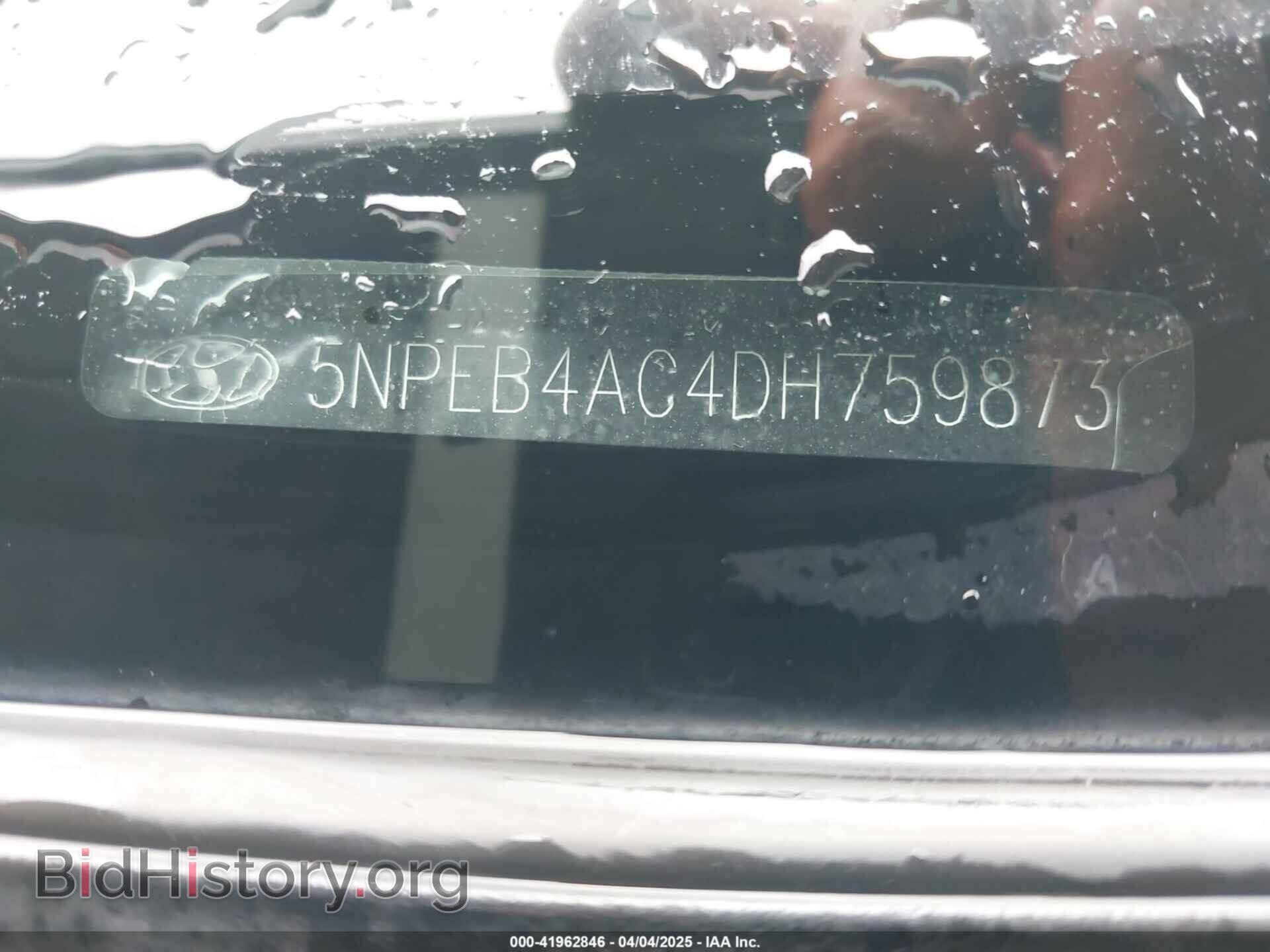 2013 HYUNDAI SONATA - VIN: 5NPEB4AC4DH759873 - Фото 9