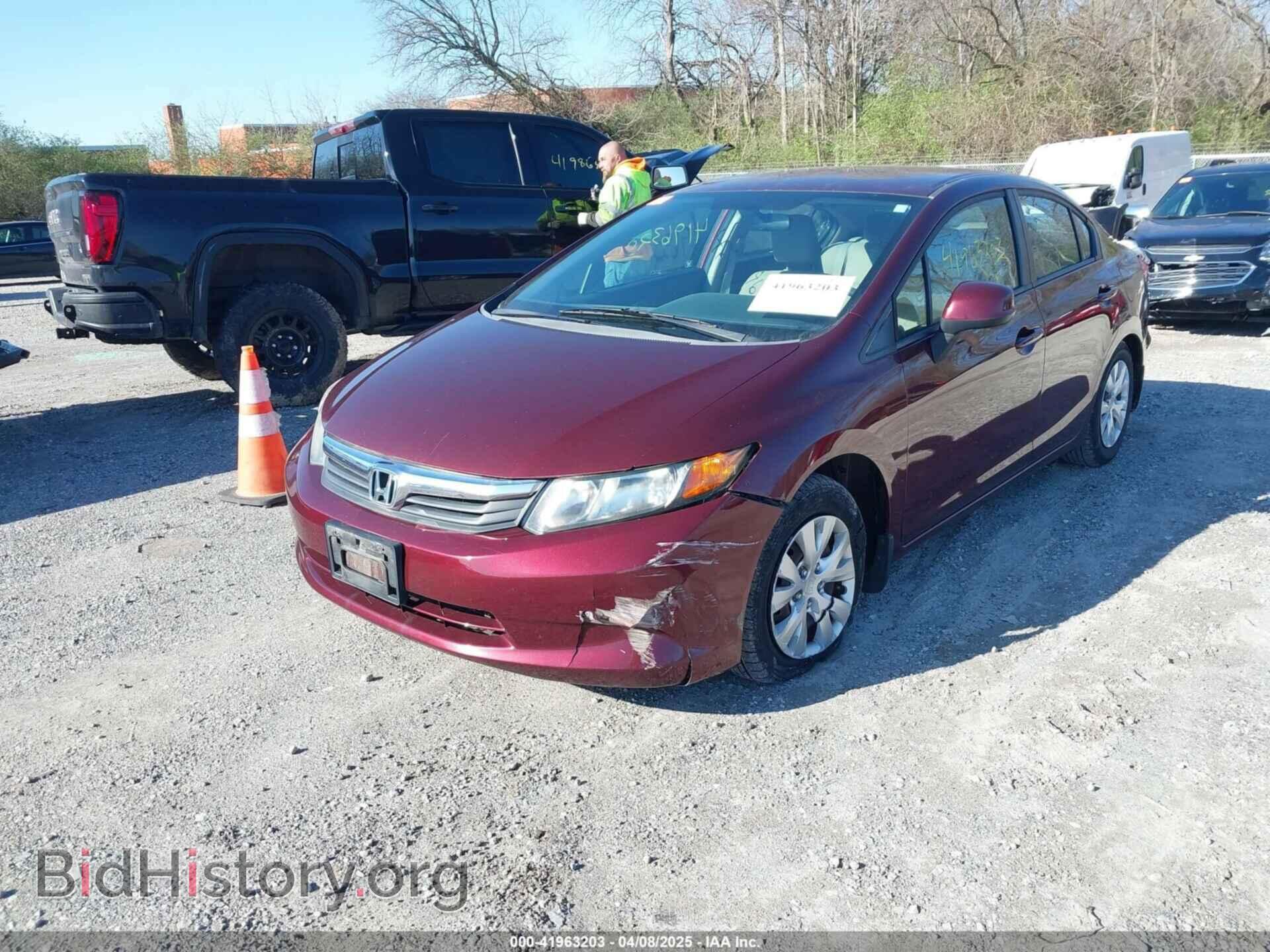 2012 HONDA CIVIC - VIN: 19XFB2F59CE025056 - Фото 2