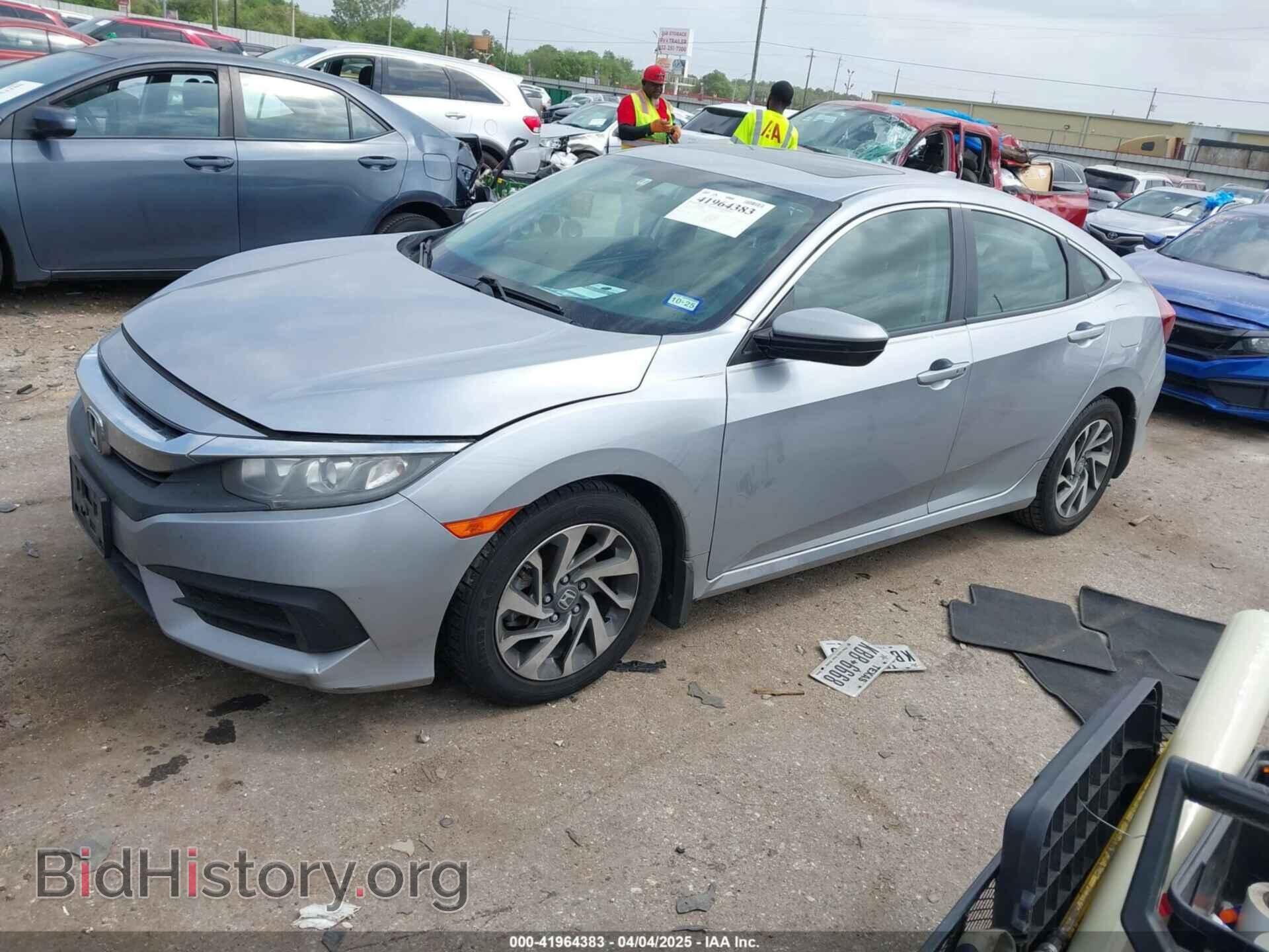 2017 HONDA CIVIC - VIN: 19XFC2F76HE050504 - Фото 2