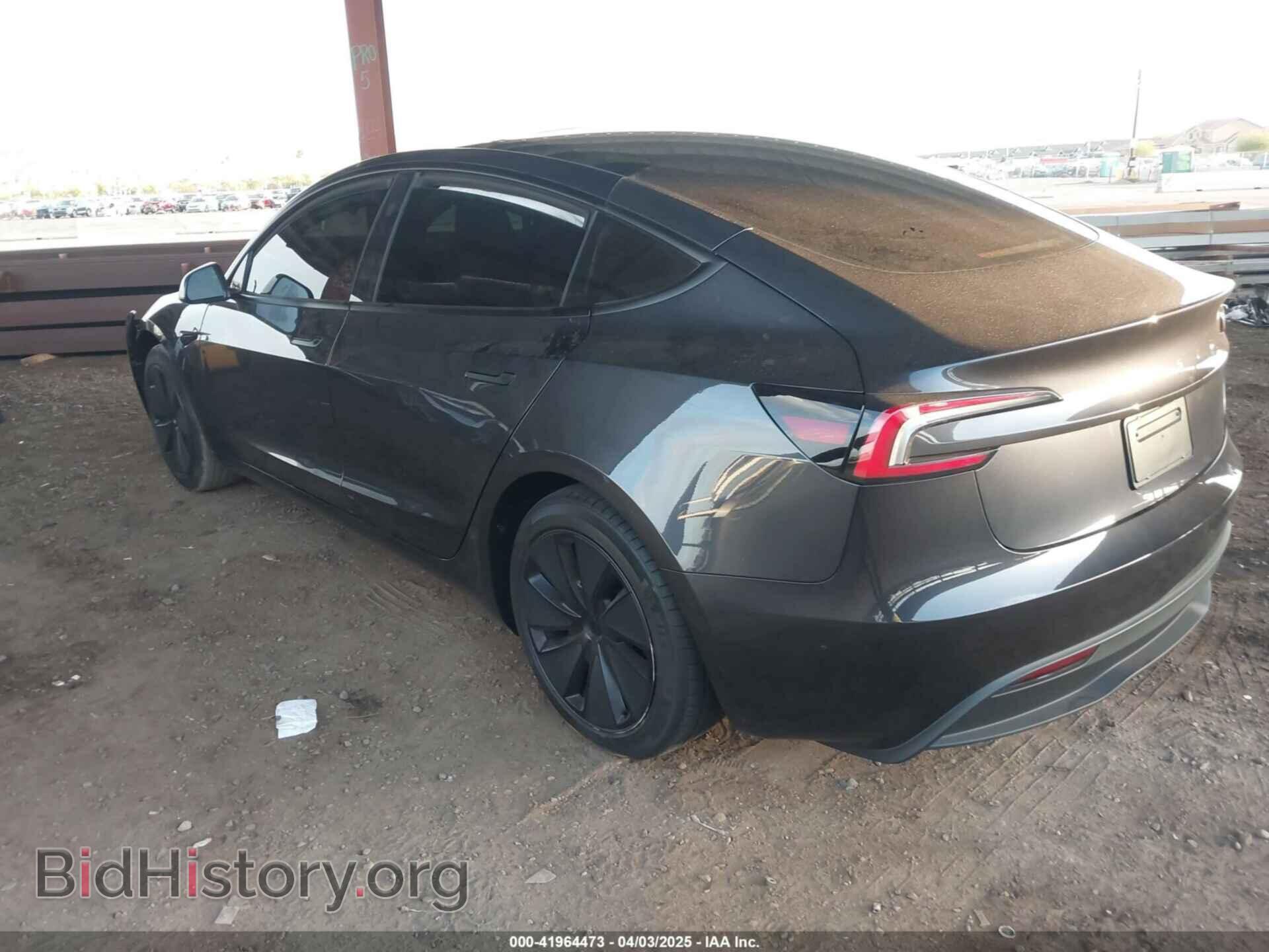 2024 TESLA MODEL 3 - VIN: 5YJ3E1EB6RF853970 - Фото 3