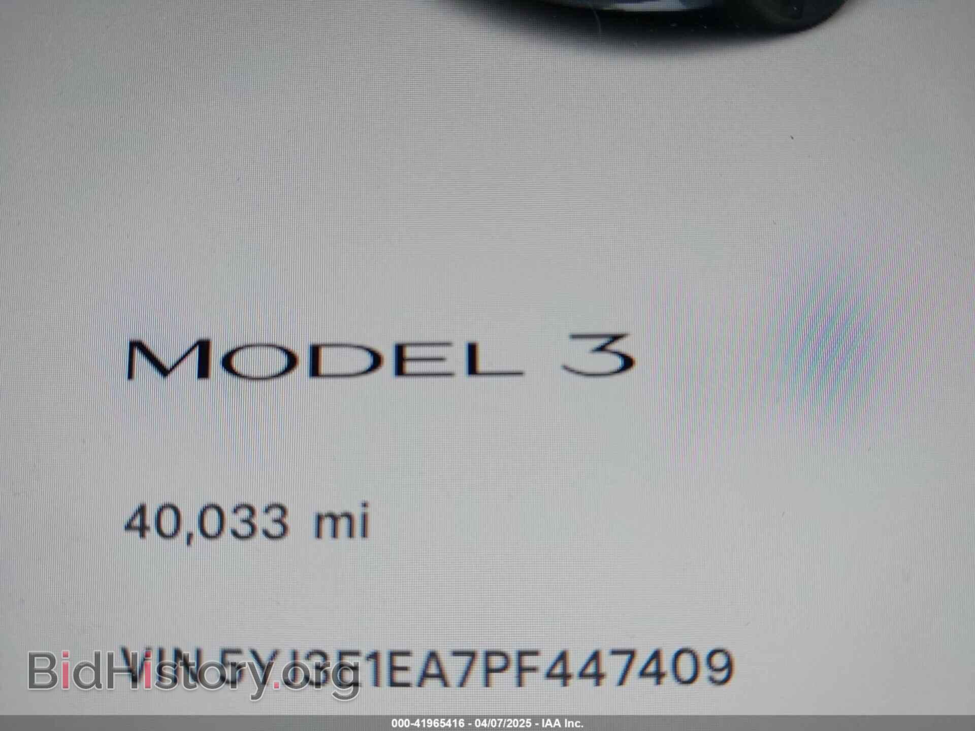 2023 TESLA MODEL 3 - VIN: 5YJ3E1EA7PF447409 - Фото 7