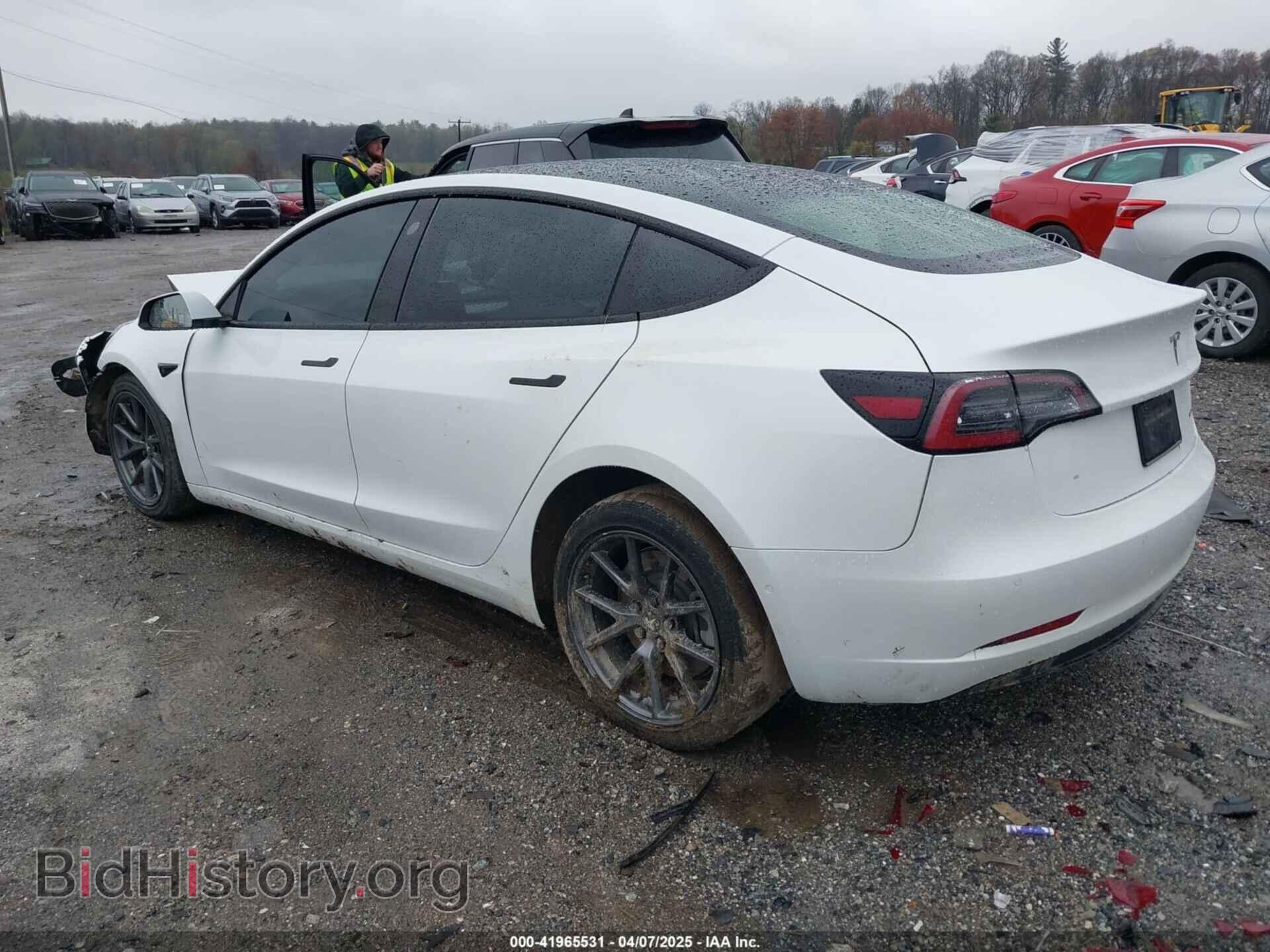 2022 TESLA MODEL 3 - VIN: 5YJ3E1EB0NF129945 - Фото 3