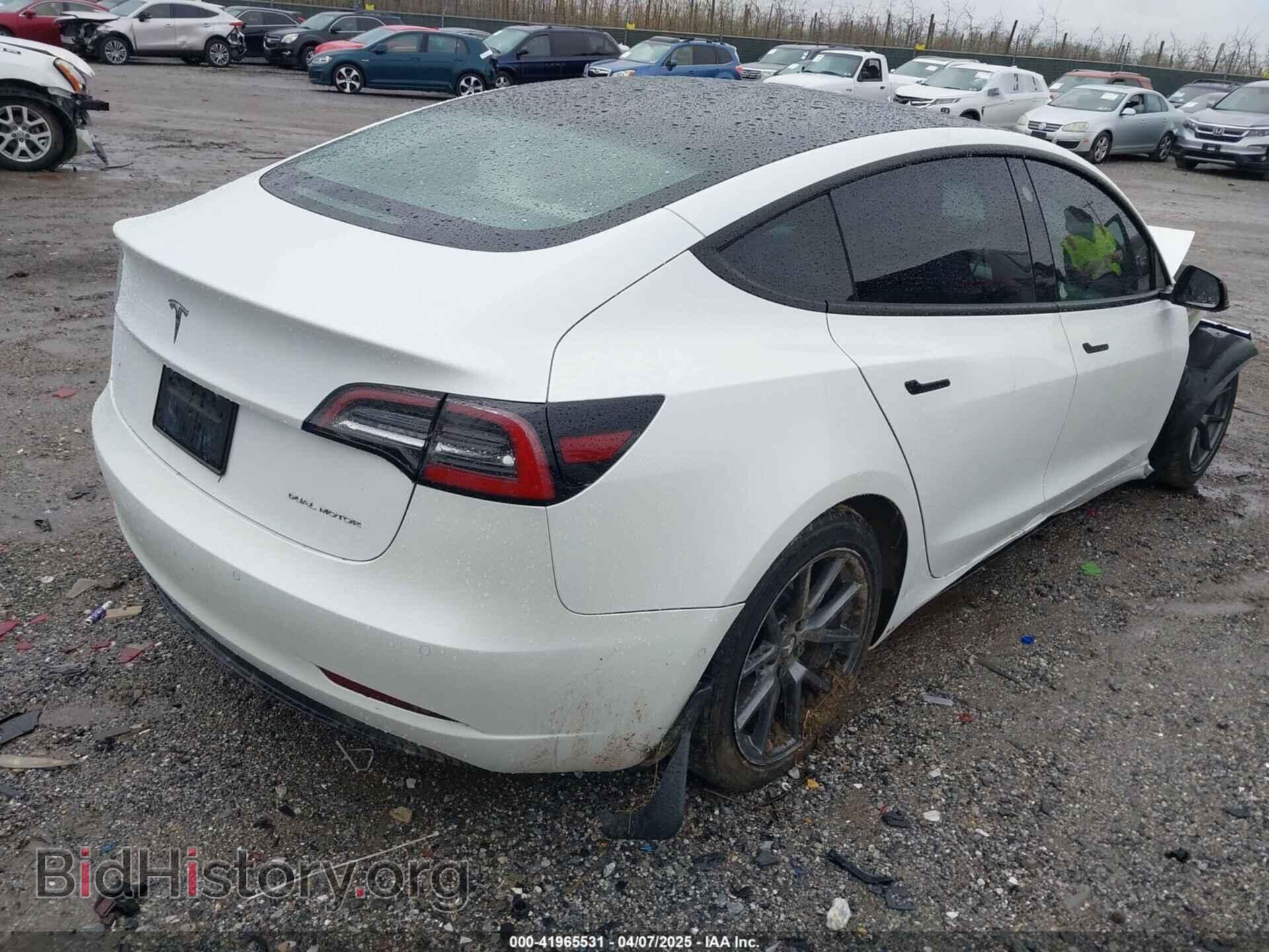 2022 TESLA MODEL 3 - VIN: 5YJ3E1EB0NF129945 - Фото 4