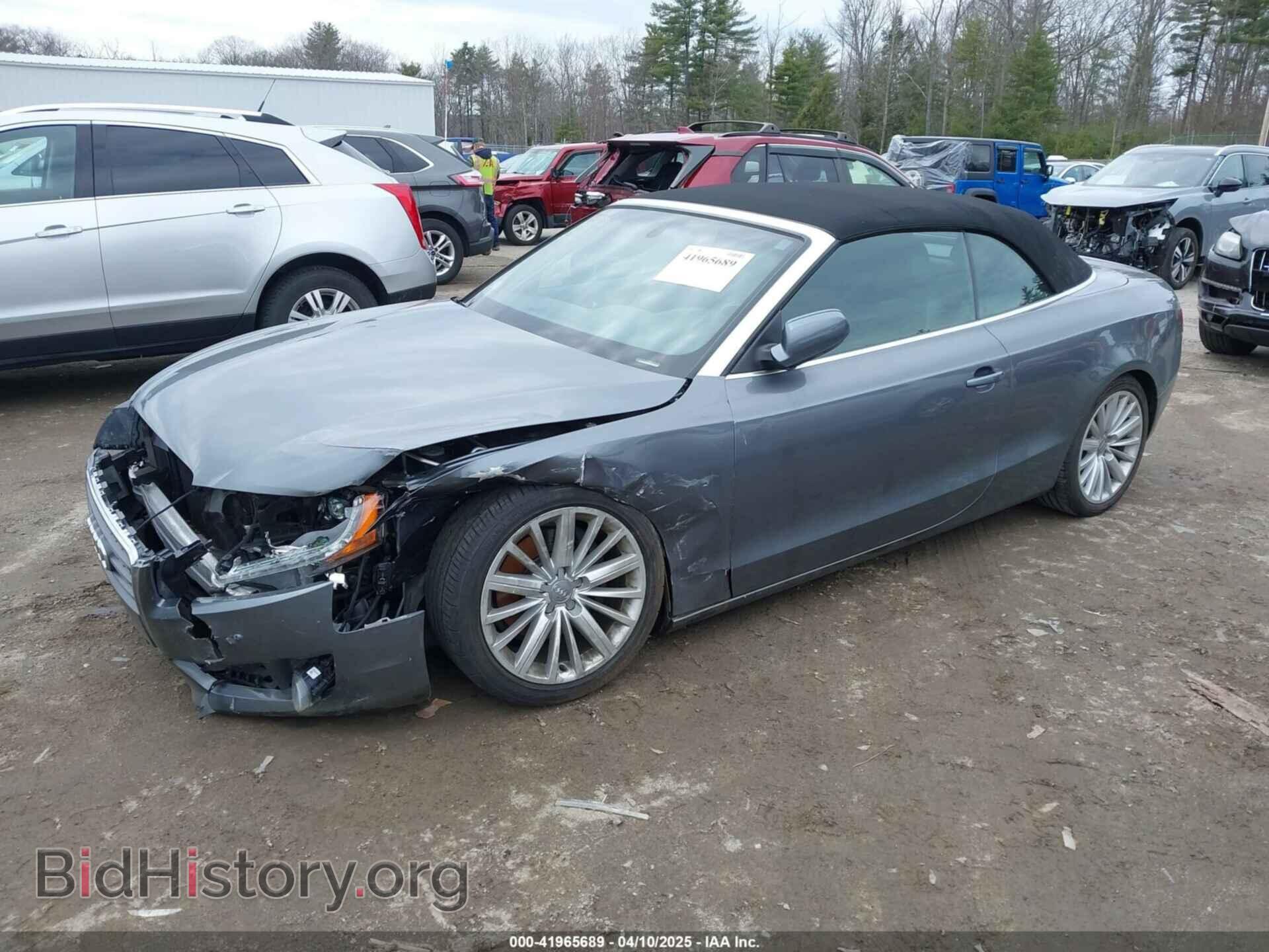 2012 AUDI A5 - VIN: WAULFAFHXCN004592 - Фото 2