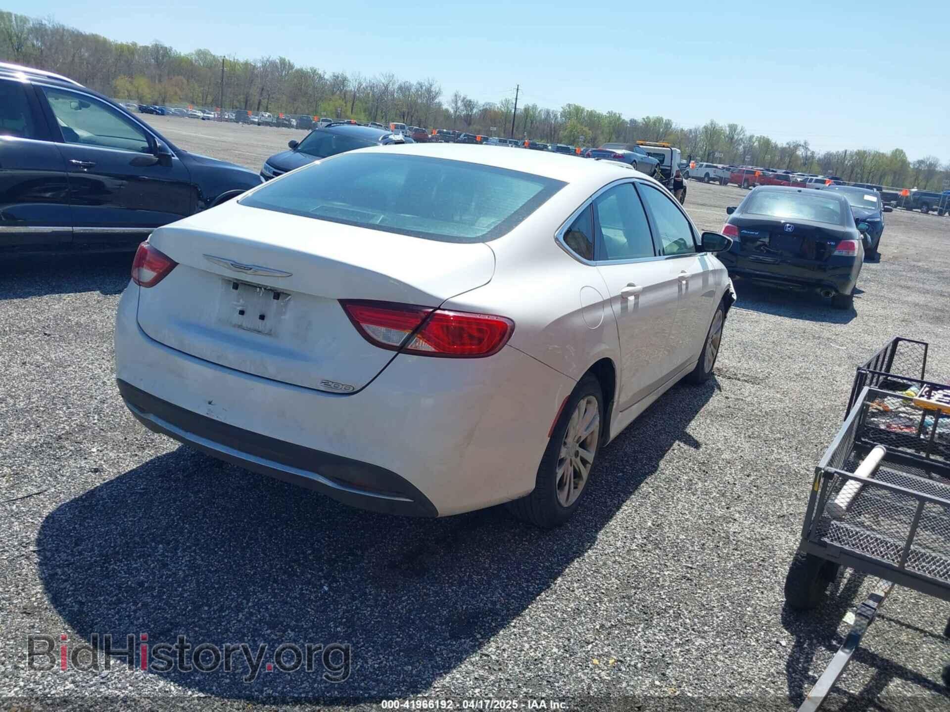 2015 CHRYSLER 200 - VIN: 1C3CCCAB9FN749417 - Фото 4
