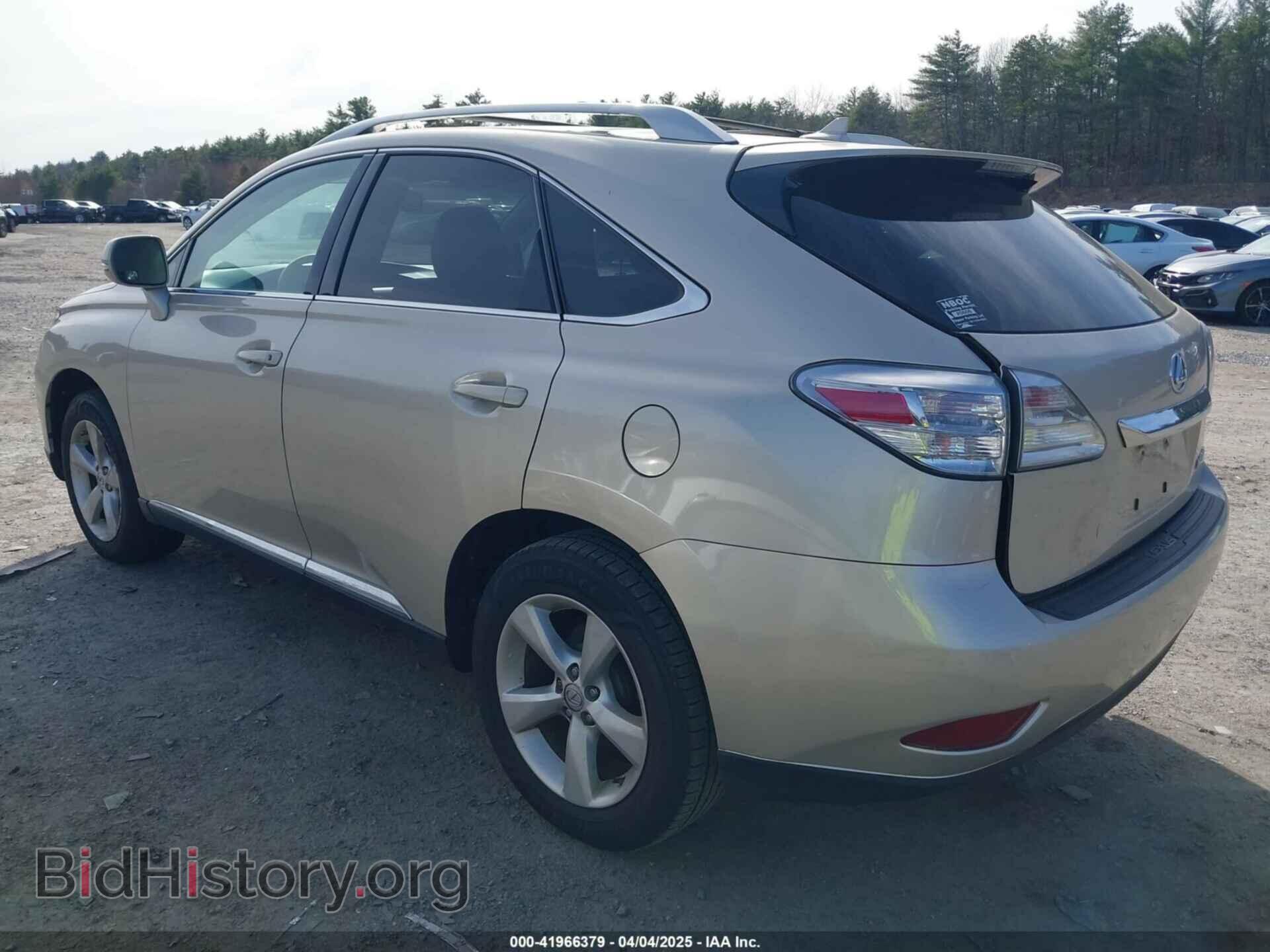 2011 LEXUS RX 350 - VIN: 2T2BK1BAXBC105762 - Фото 3
