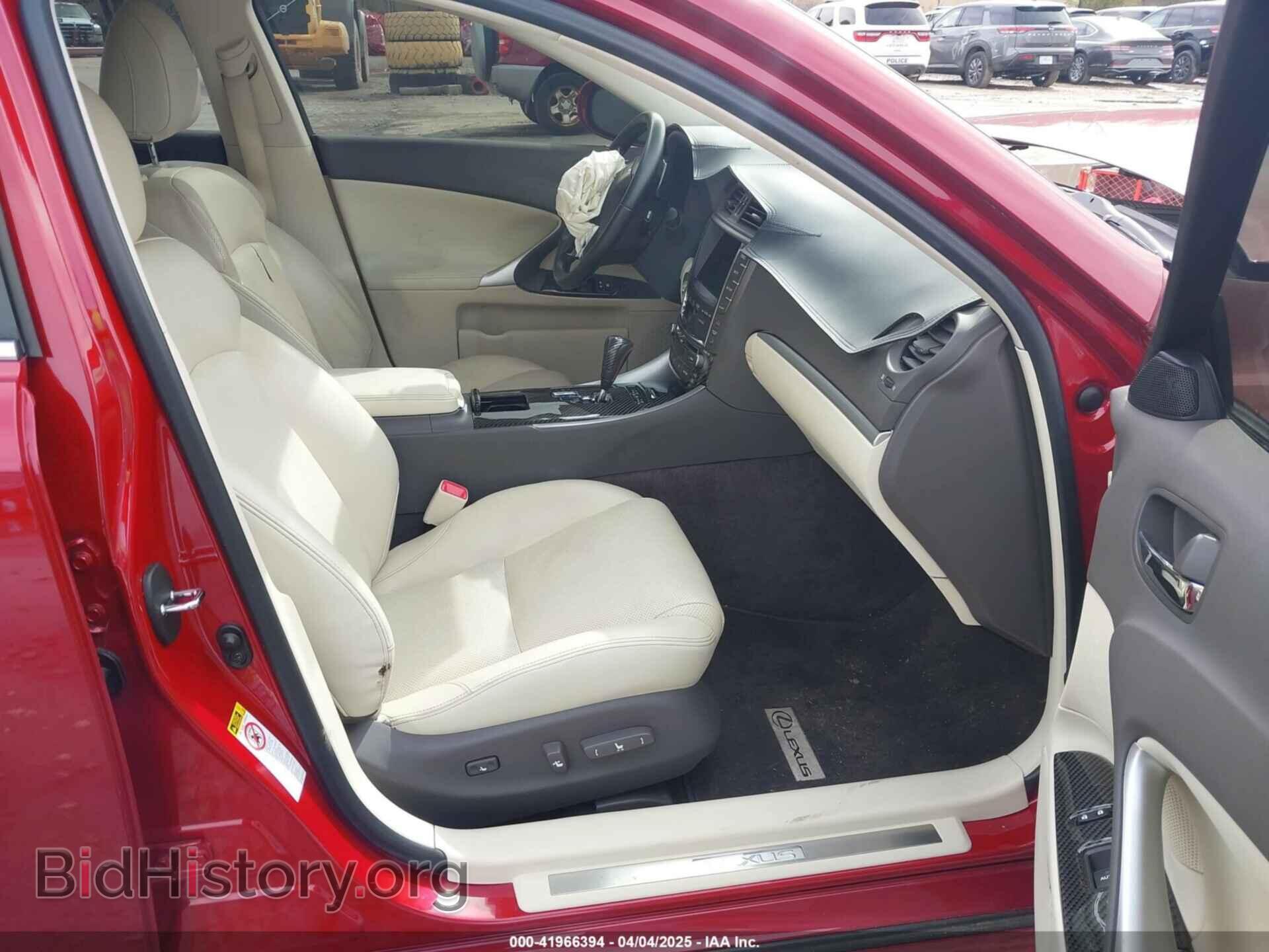 2012 LEXUS IS 350 - VIN: JTHCE5C21C5002905 - Фото 5