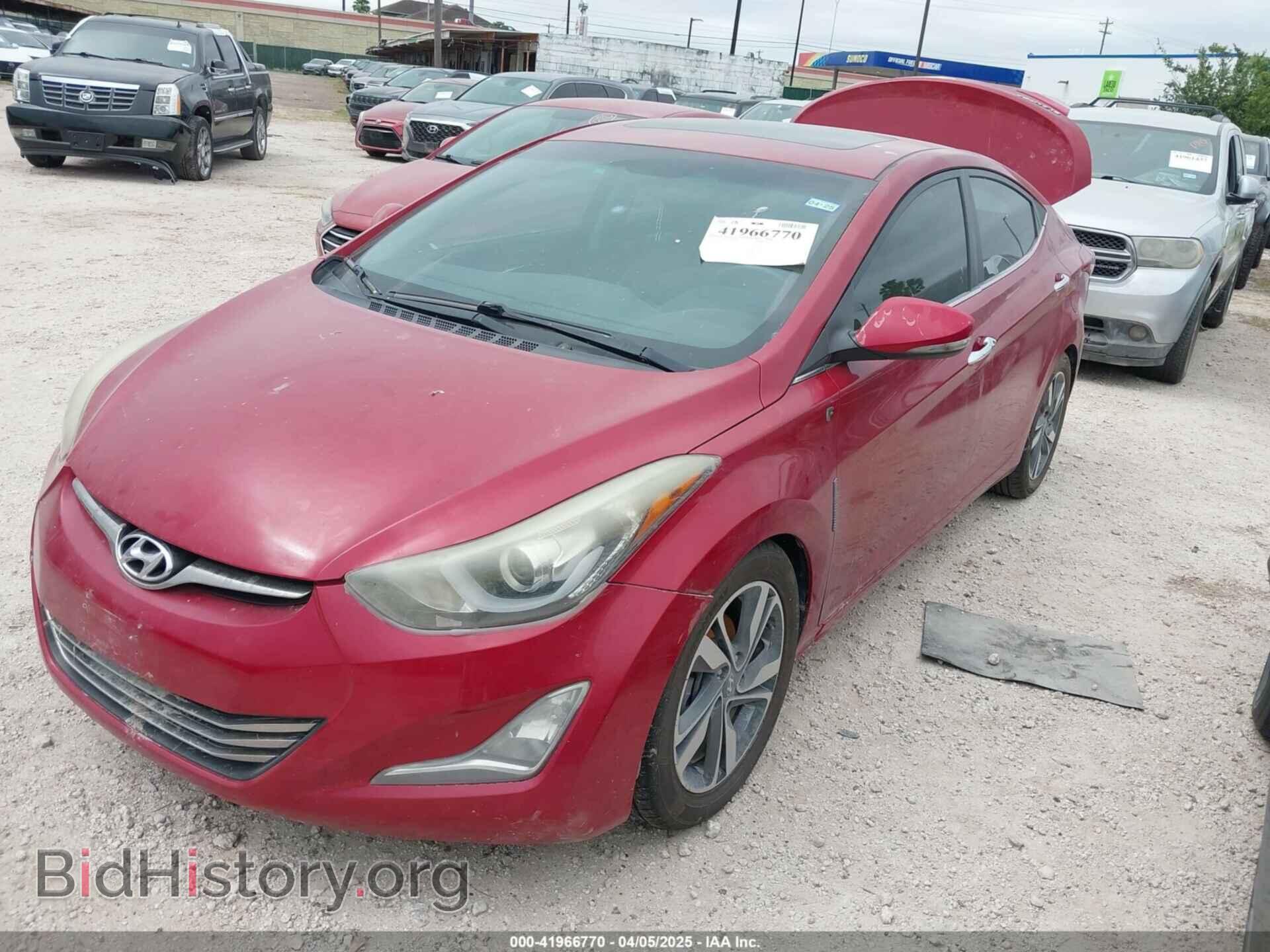 2016 HYUNDAI ELANTRA - VIN: KMHDH4AE7GU589302 - Фото 2
