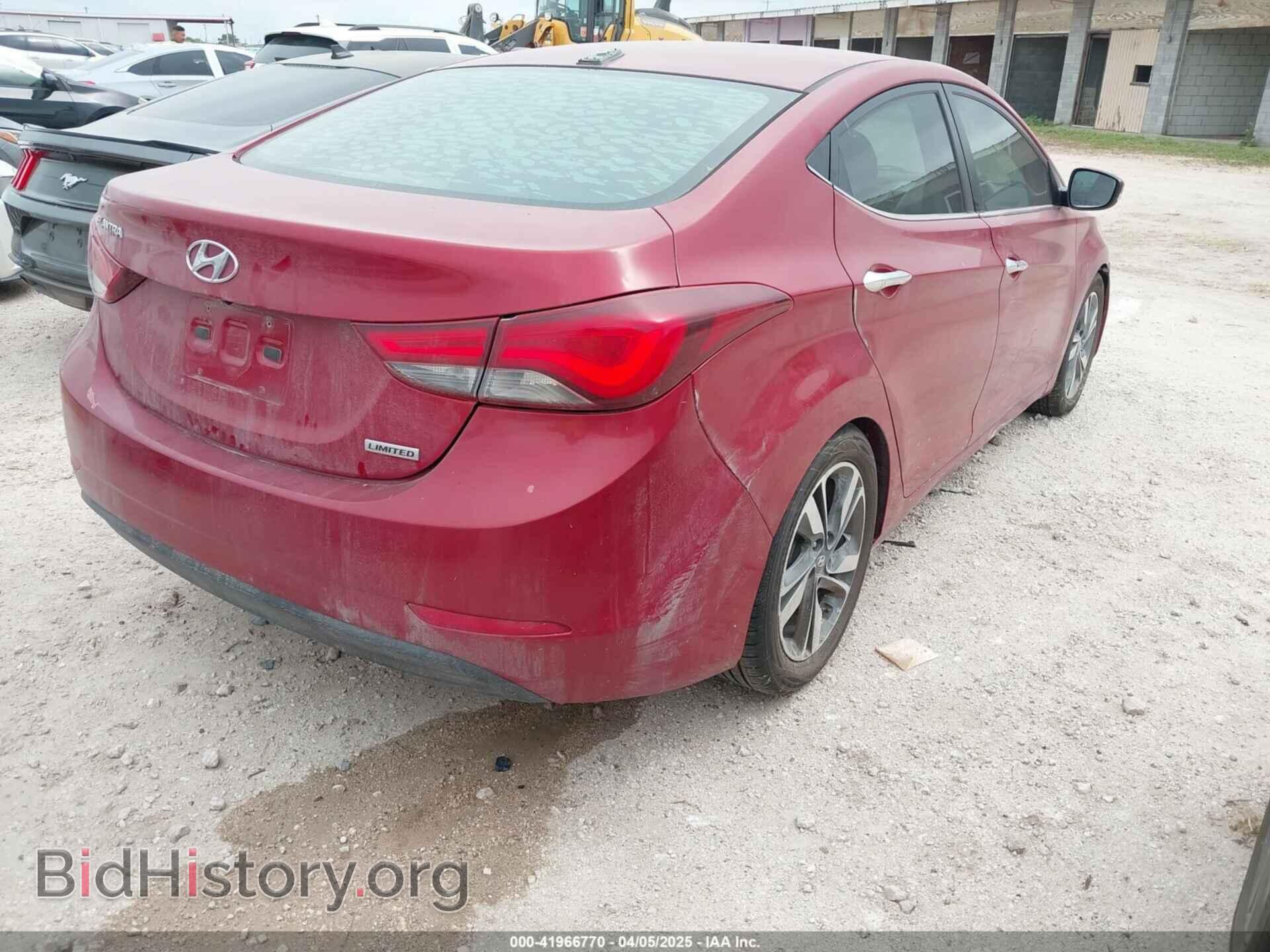 2016 HYUNDAI ELANTRA - VIN: KMHDH4AE7GU589302 - Фото 4