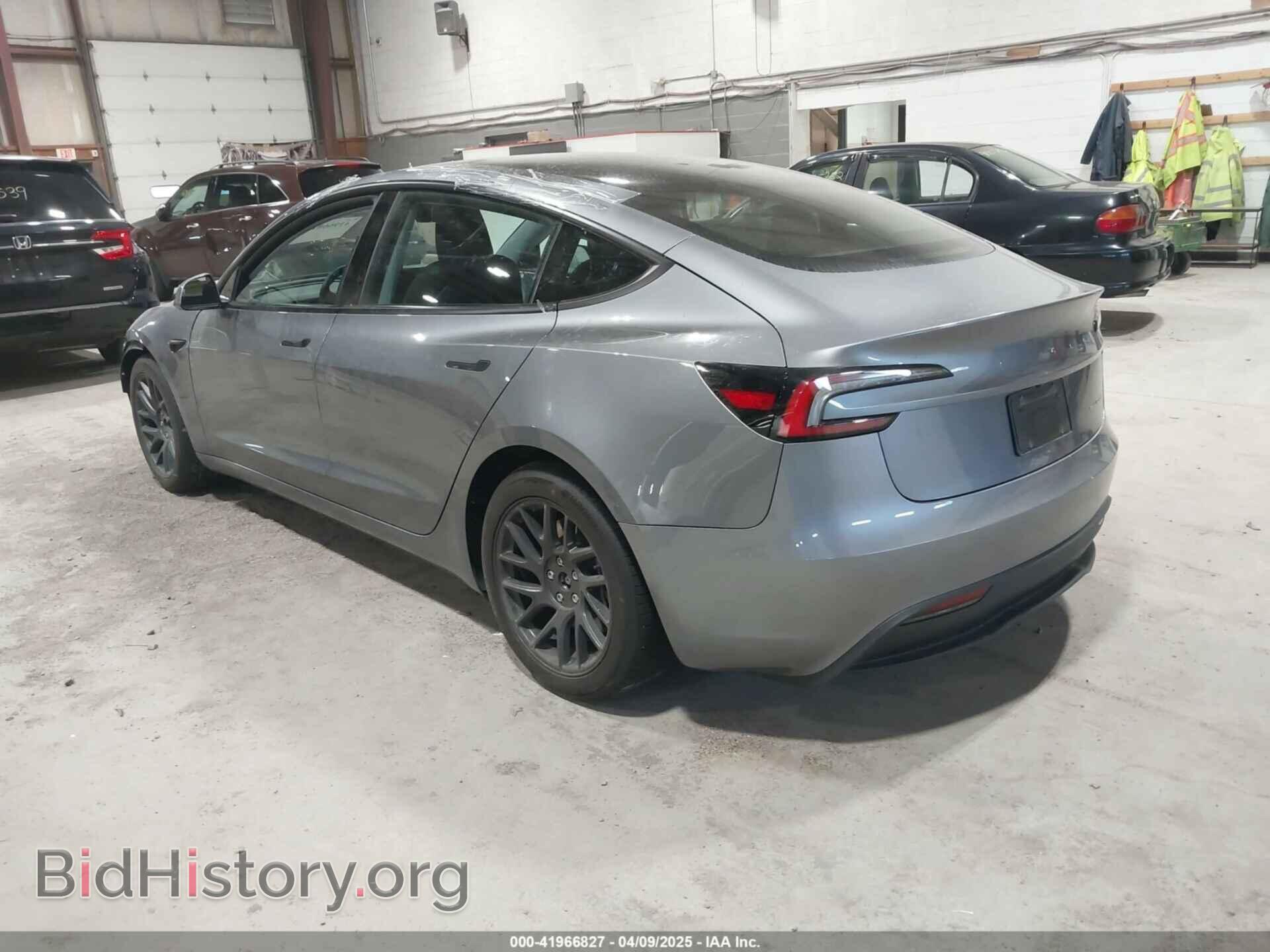 2024 TESLA MODEL 3 - VIN: 5YJ3E1EB0RF860736 - Фото 3