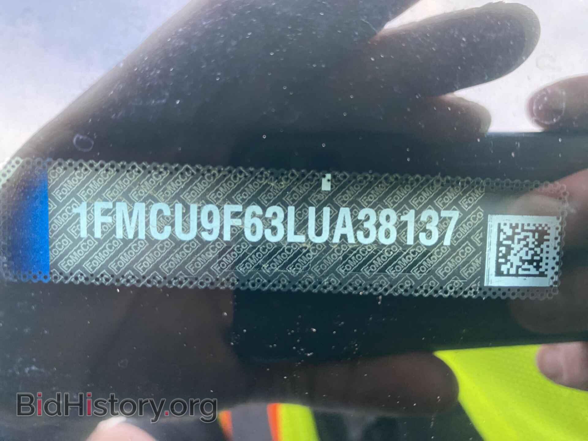 2020 FORD ESCAPE - VIN: 1FMCU9F63LUA38137 - Фото 2