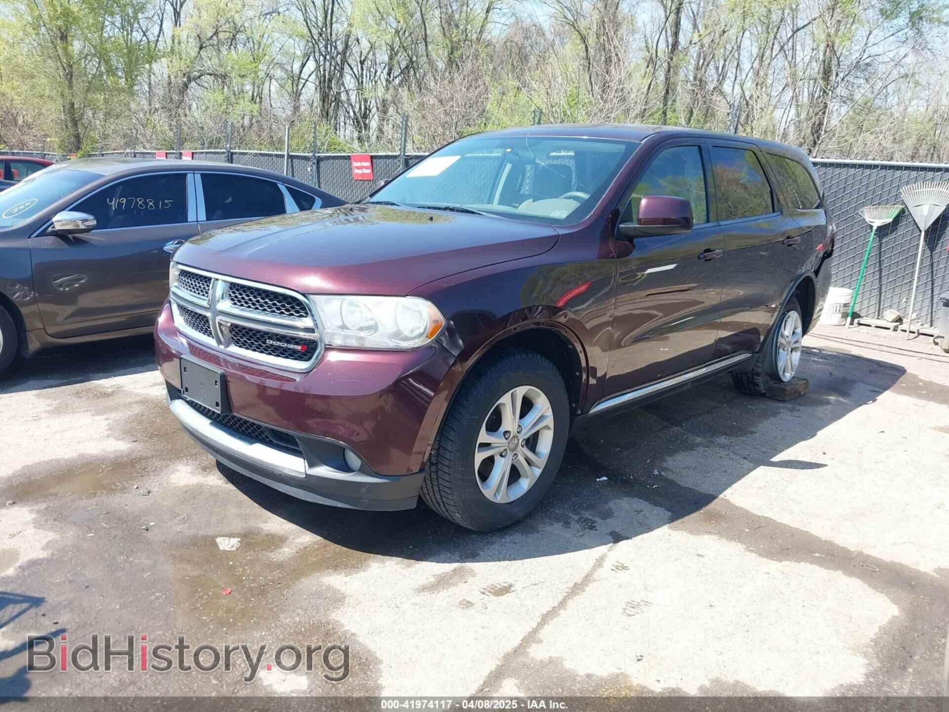 2012 DODGE DURANGO - VIN: 1C4RDJAG5CC301640 - Фото 2