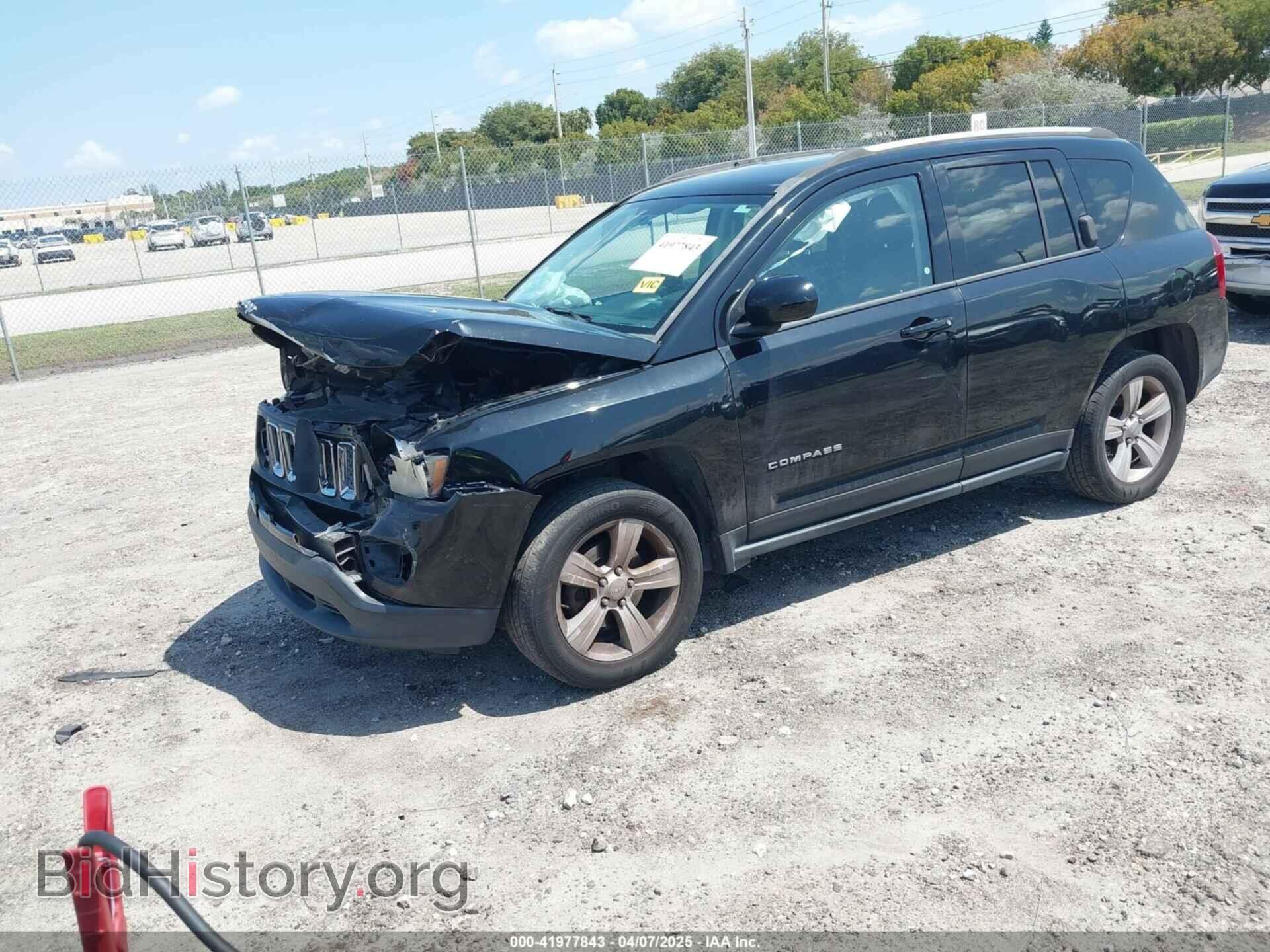 2016 JEEP COMPASS - VIN: 1C4NJDEB6GD712665 - Фото 2