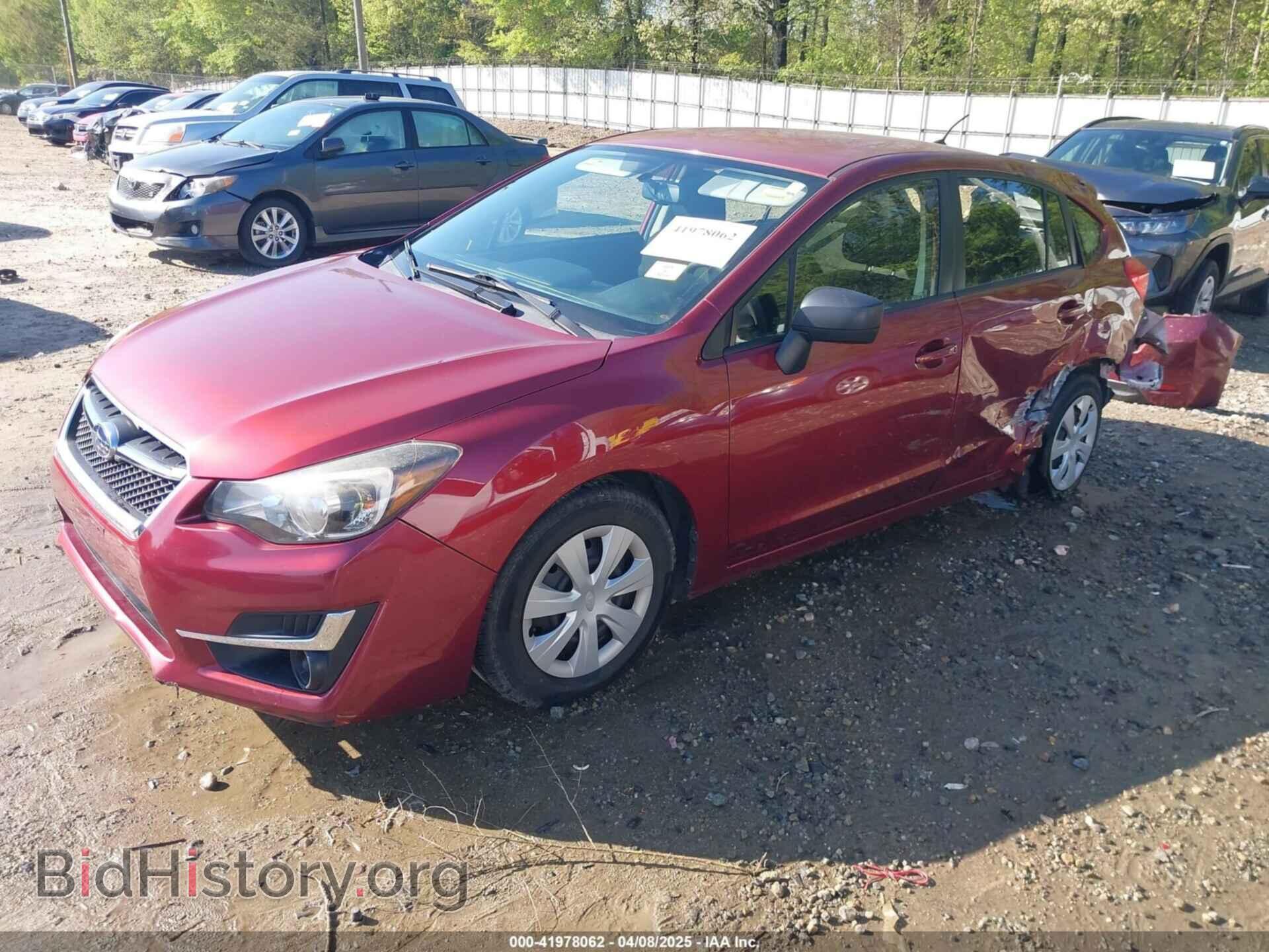 2016 SUBARU IMPREZA - VIN: JF1GPAA61G8221529 - Фото 2