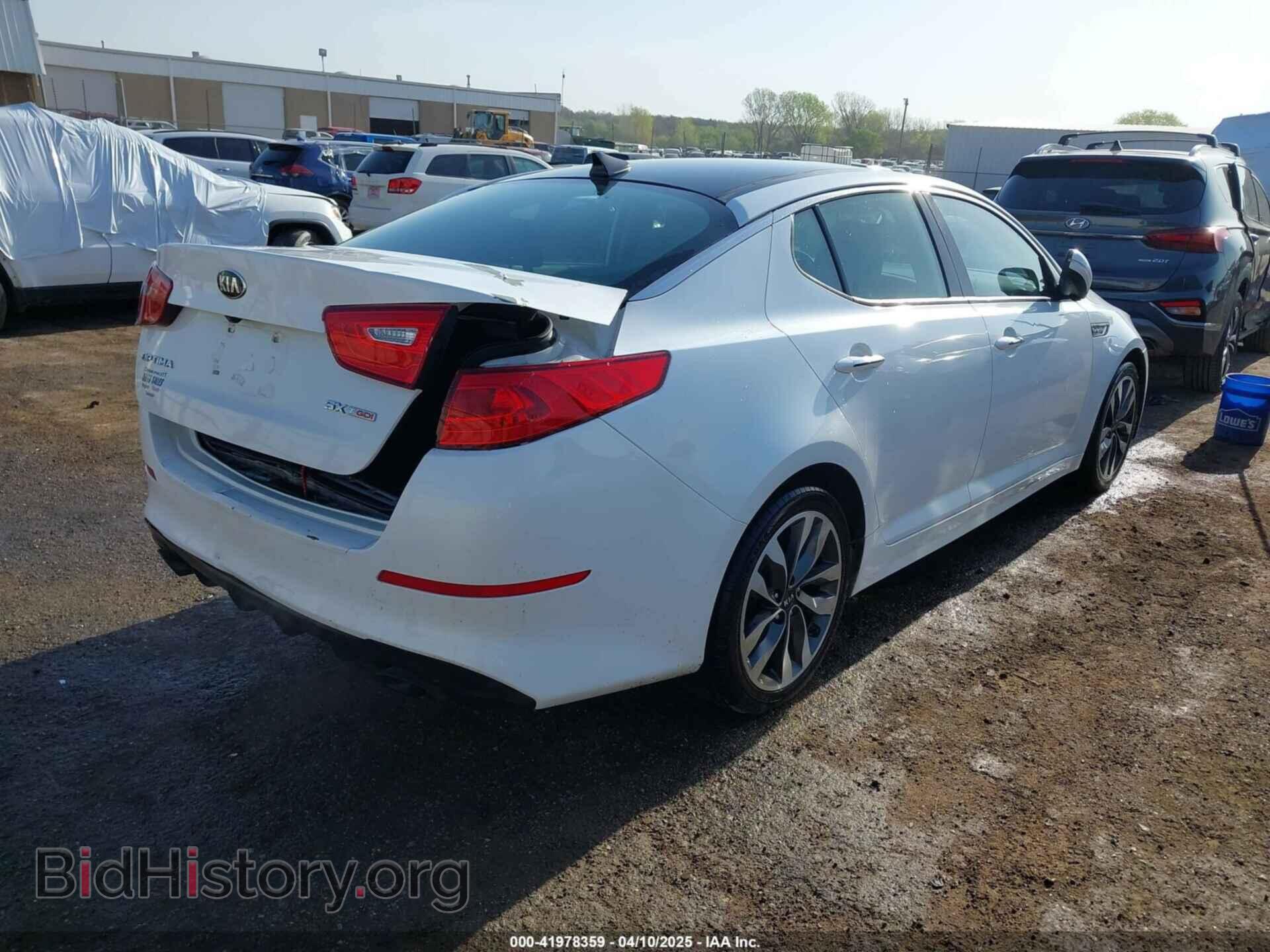 2015 KIA OPTIMA - VIN: 5XXGR4A65FG488237 - Фото 4