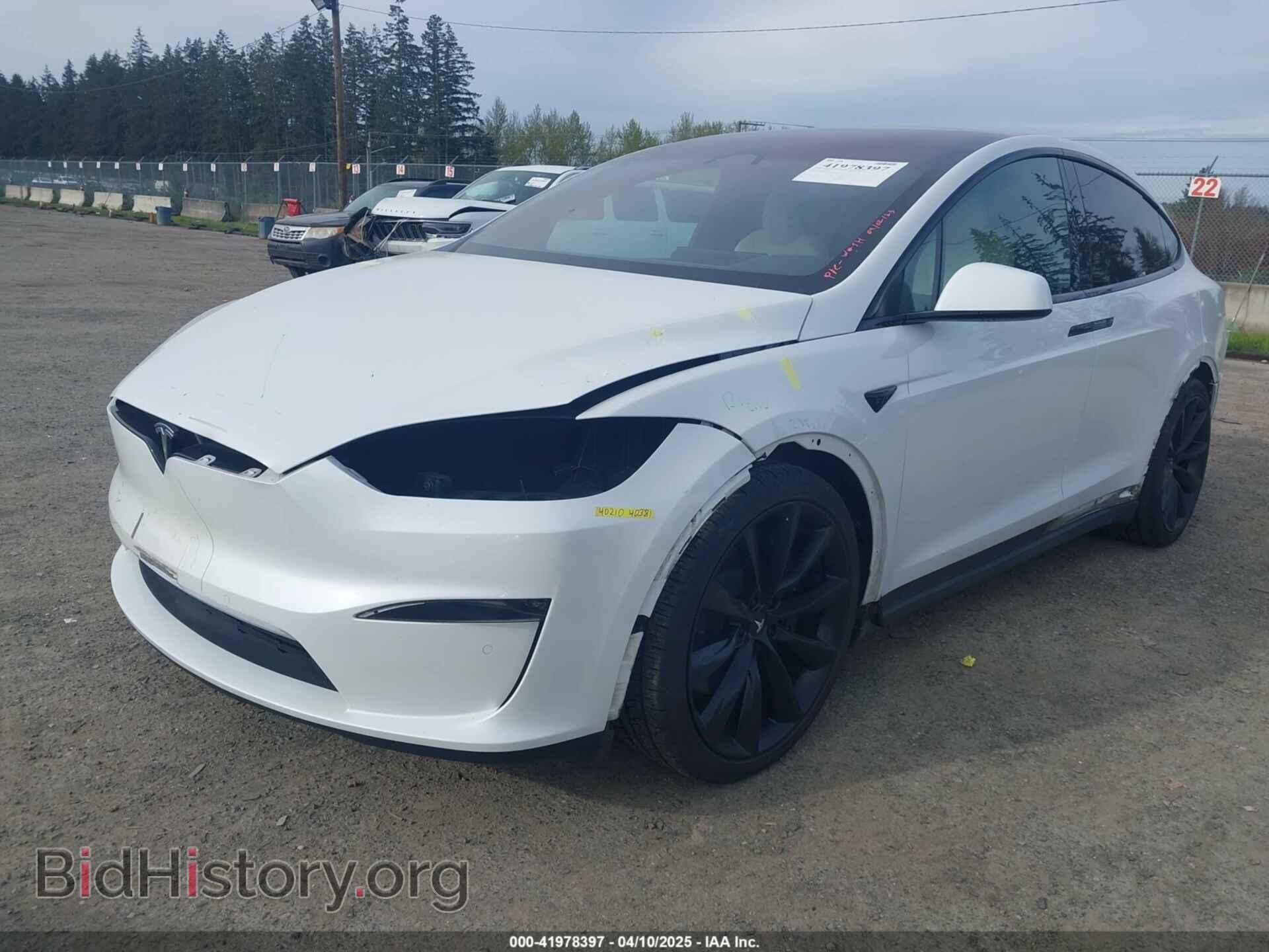 2022 TESLA MODEL X - VIN: 7SAXCBE54NF363113 - Фото 2