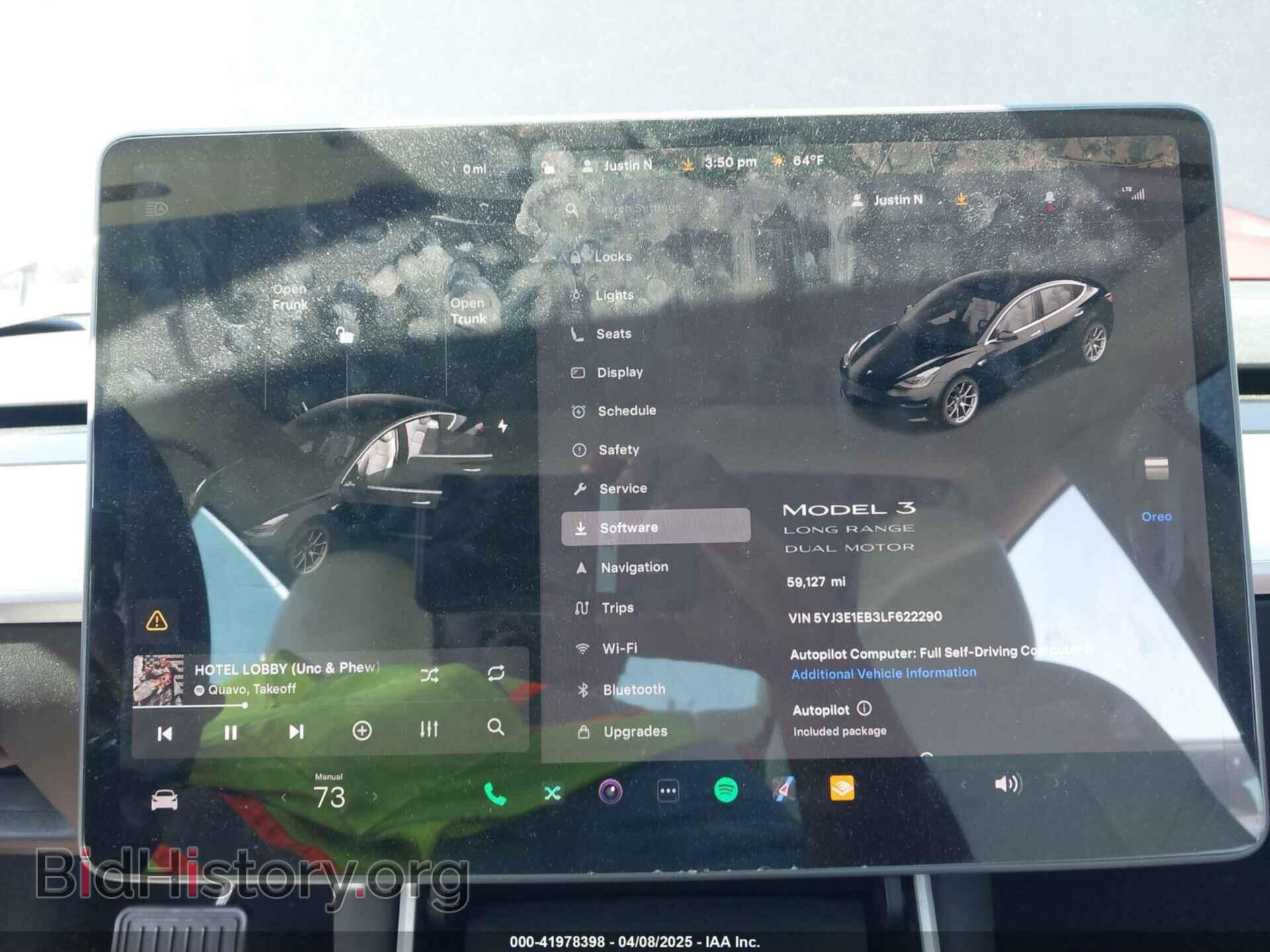 2020 TESLA MODEL 3 - VIN: 5YJ3E1EB3LF622290 - Фото 7