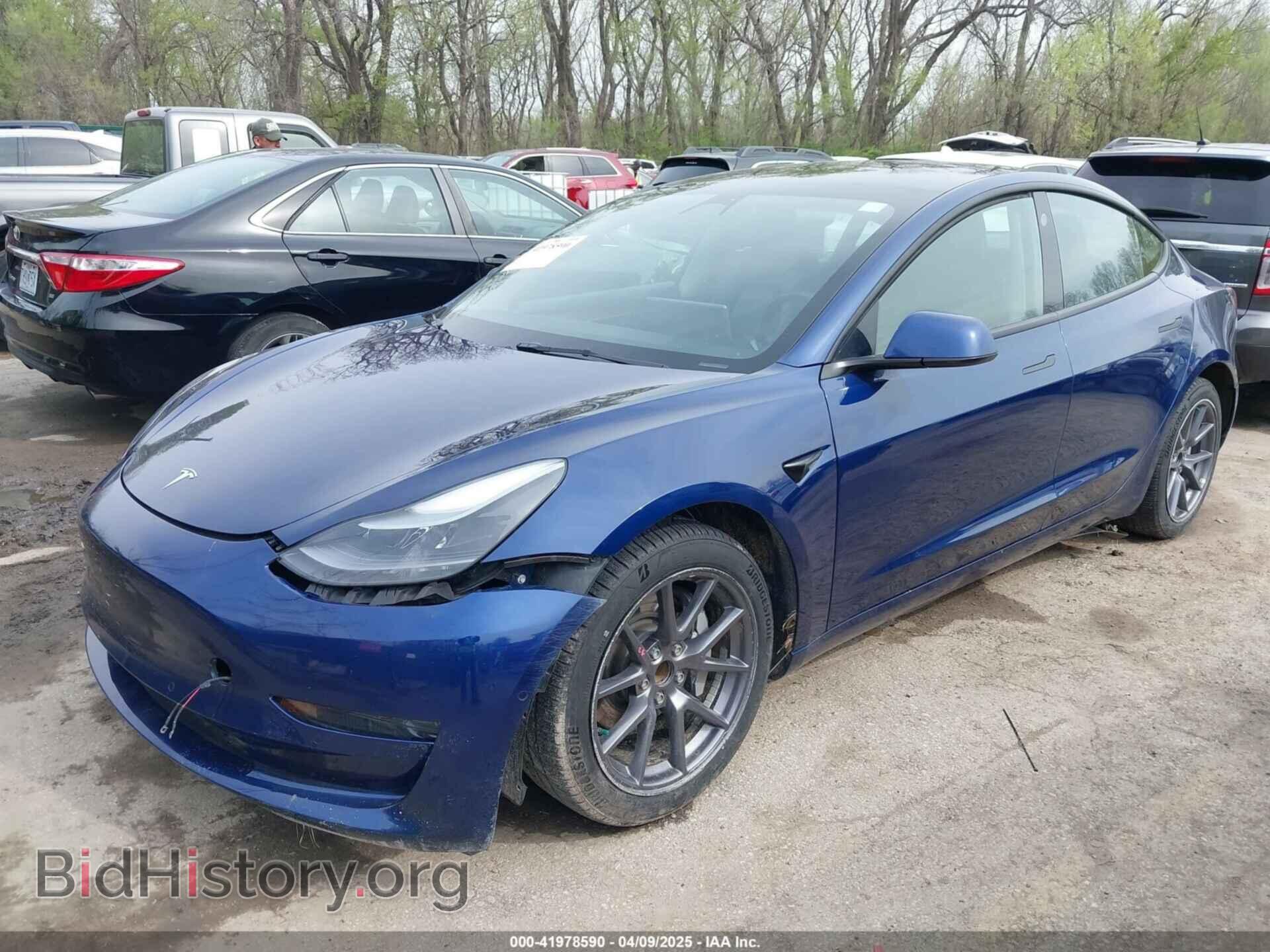 2022 TESLA MODEL 3 - VIN: 5YJ3E1EA9NF189357 - Фото 2