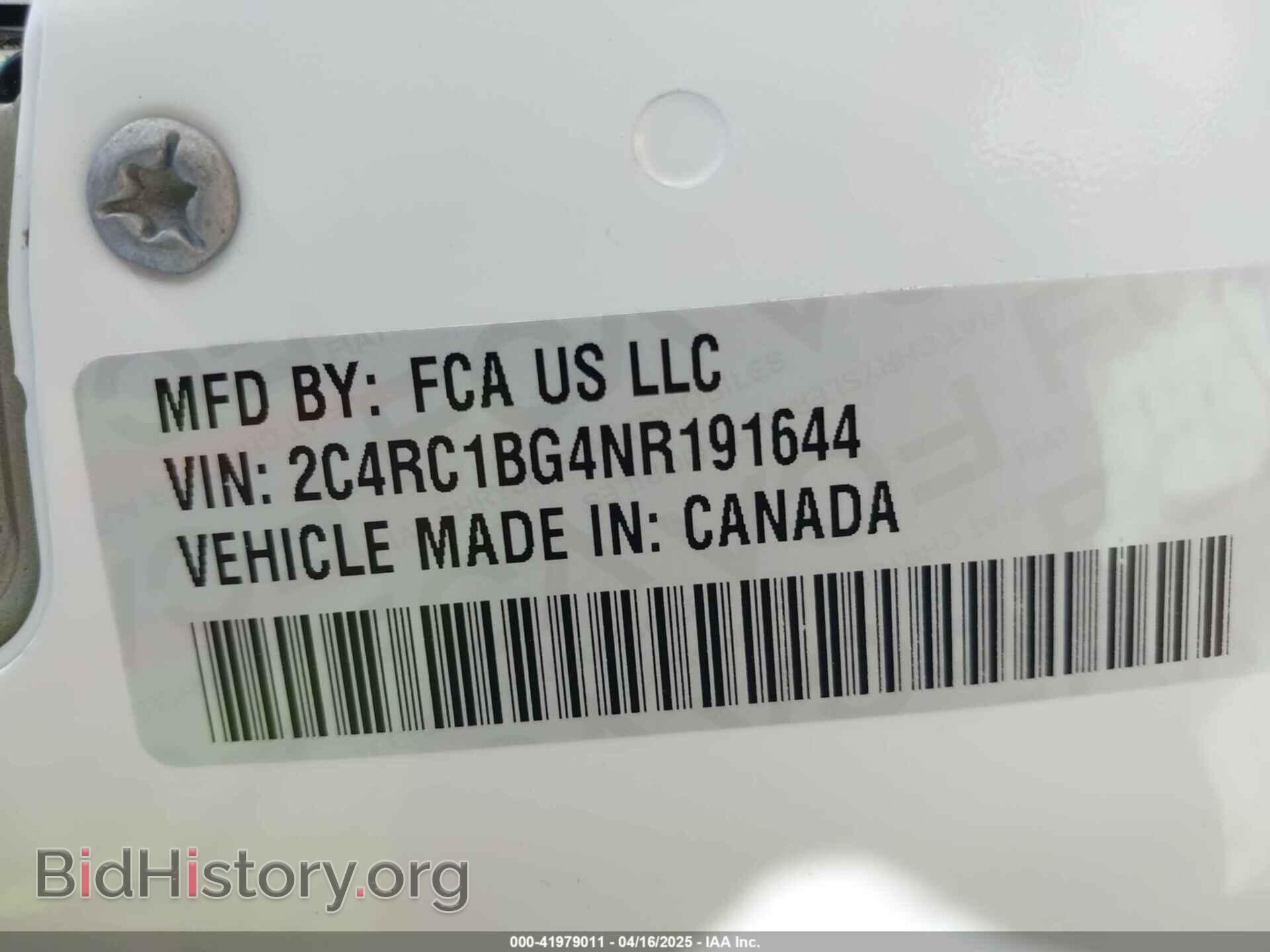 2022 CHRYSLER PACIFICA - VIN: 2C4RC1BG4NR191644 - Фото 9