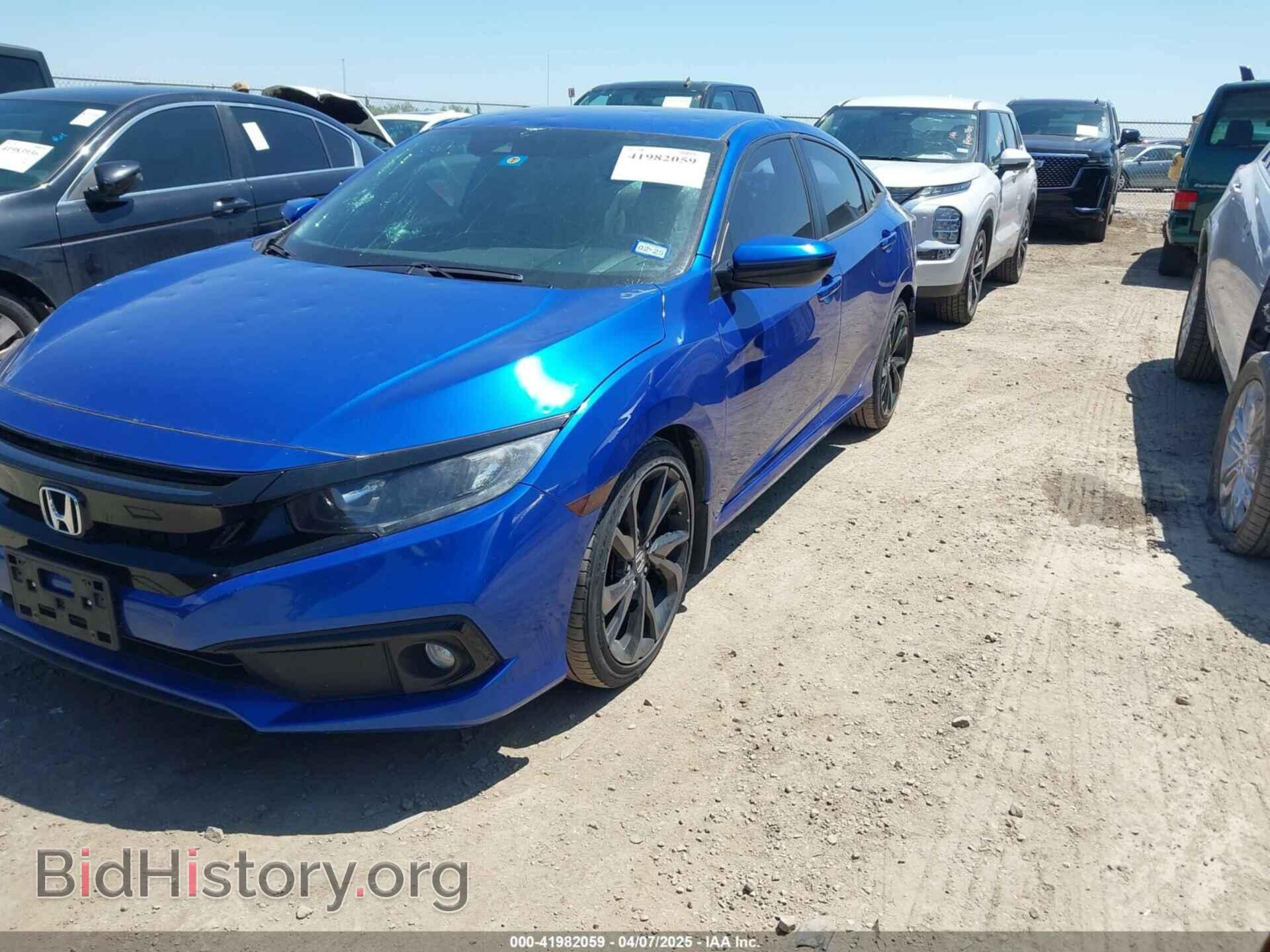 2020 HONDA CIVIC - VIN: 19XFC2F82LE002354 - Фото 2