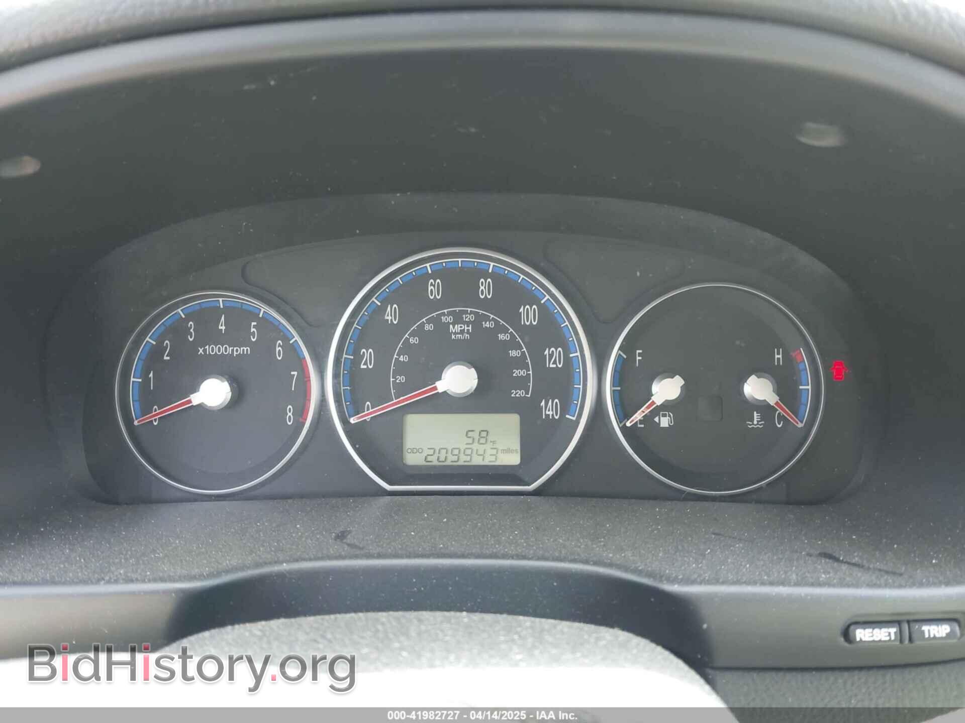 2009 HYUNDAI SANTA FE - VIN: 5NMSG73D79H234998 - Фото 7