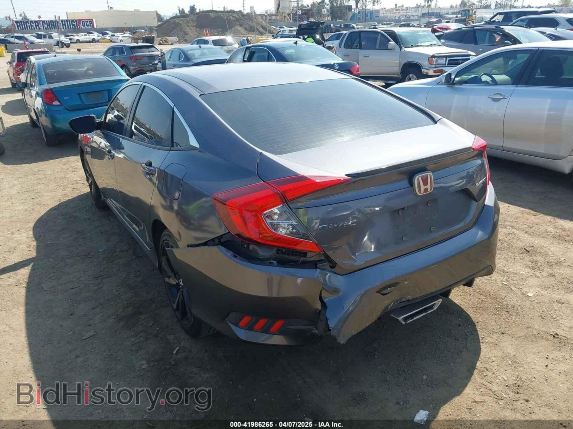 2019 HONDA CIVIC - VIN: 2HGFC2F8XKH548730 - Фото 3