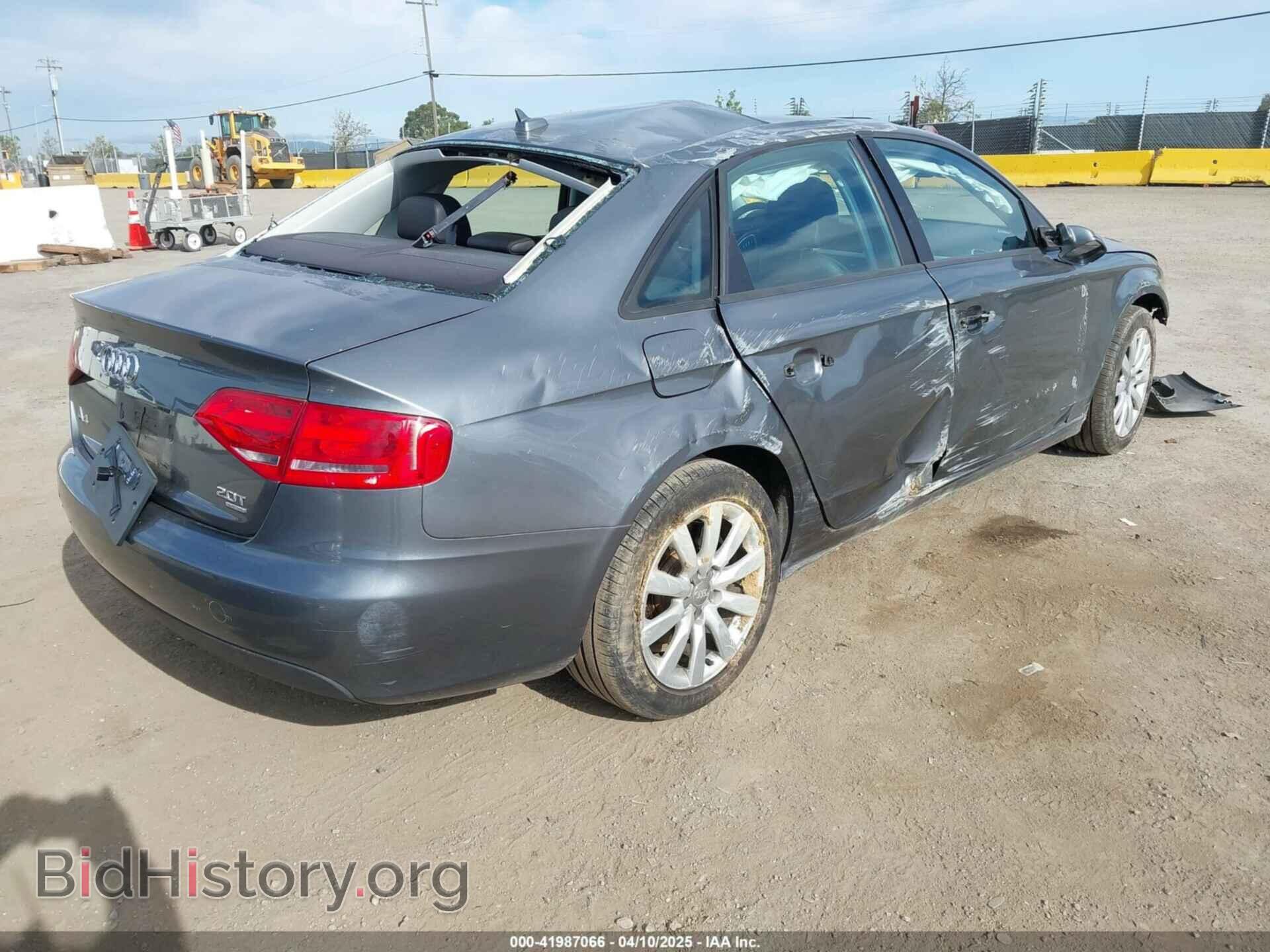 2012 AUDI A4 - VIN: WAUBFAFL0CN013351 - Фото 4