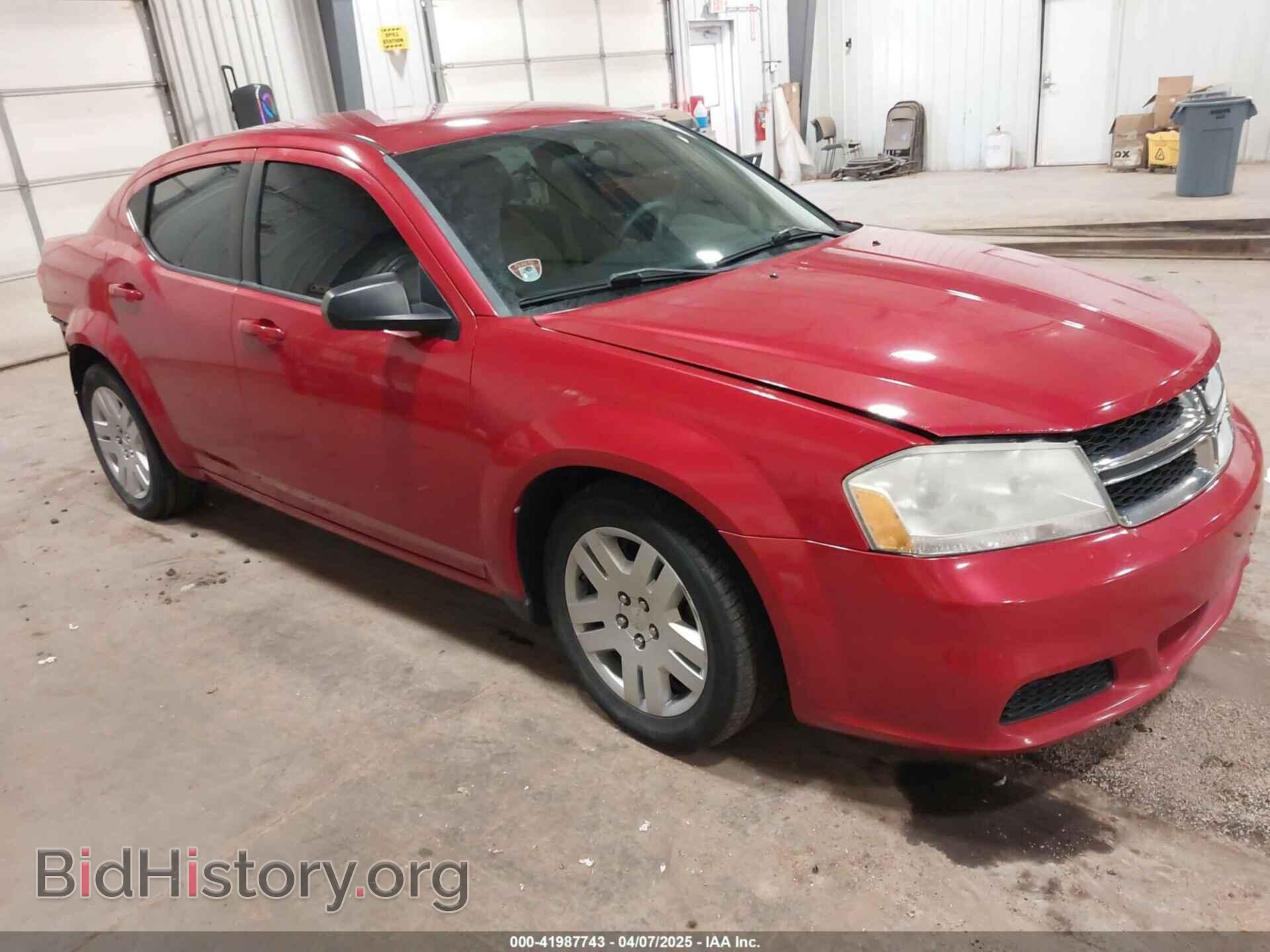 Photo 1C3CDZAG0DN750108 - DODGE AVENGER 2013
