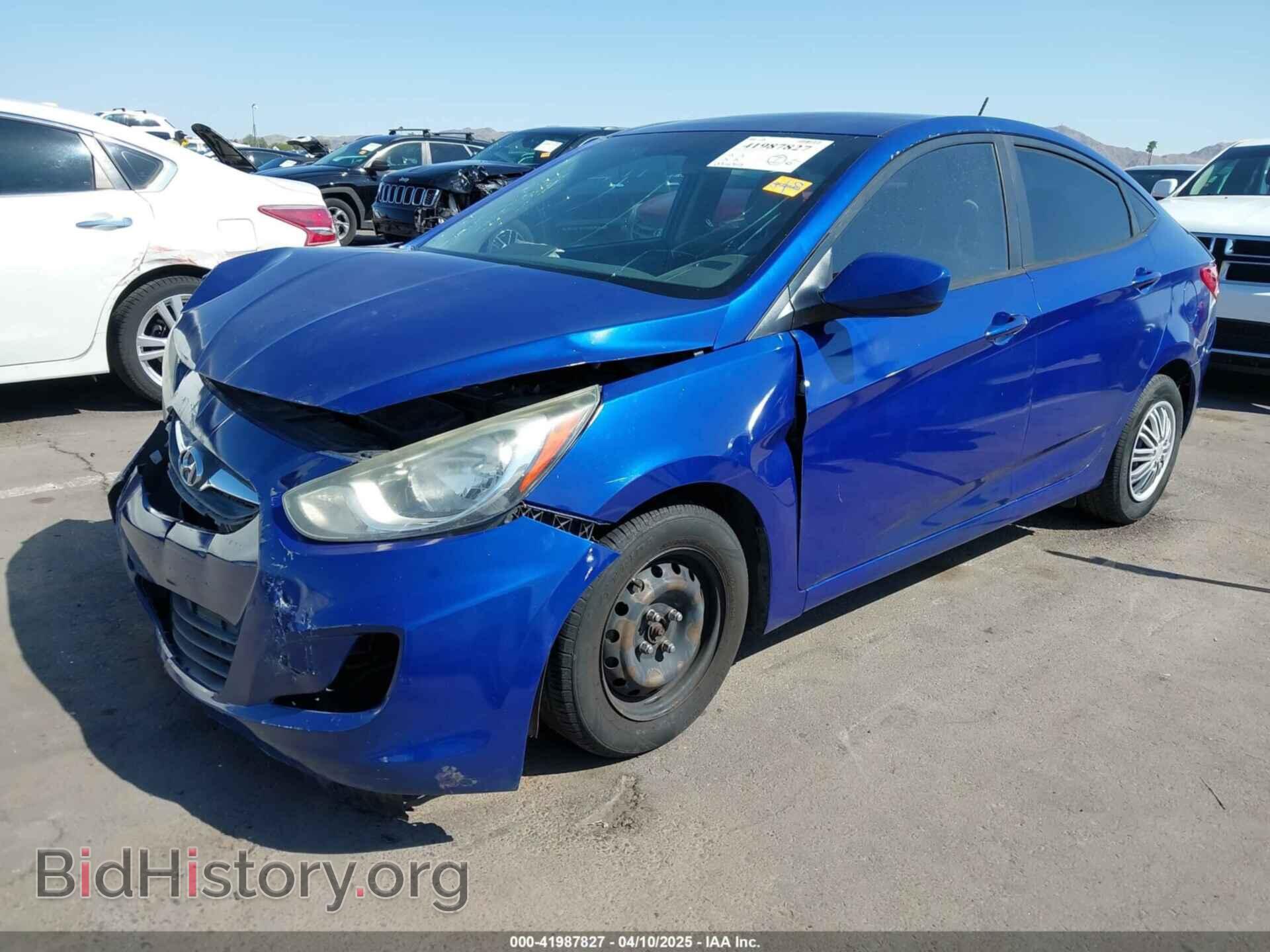 2014 HYUNDAI ACCENT - VIN: KMHCT4AE0EU655857 - Фото 2