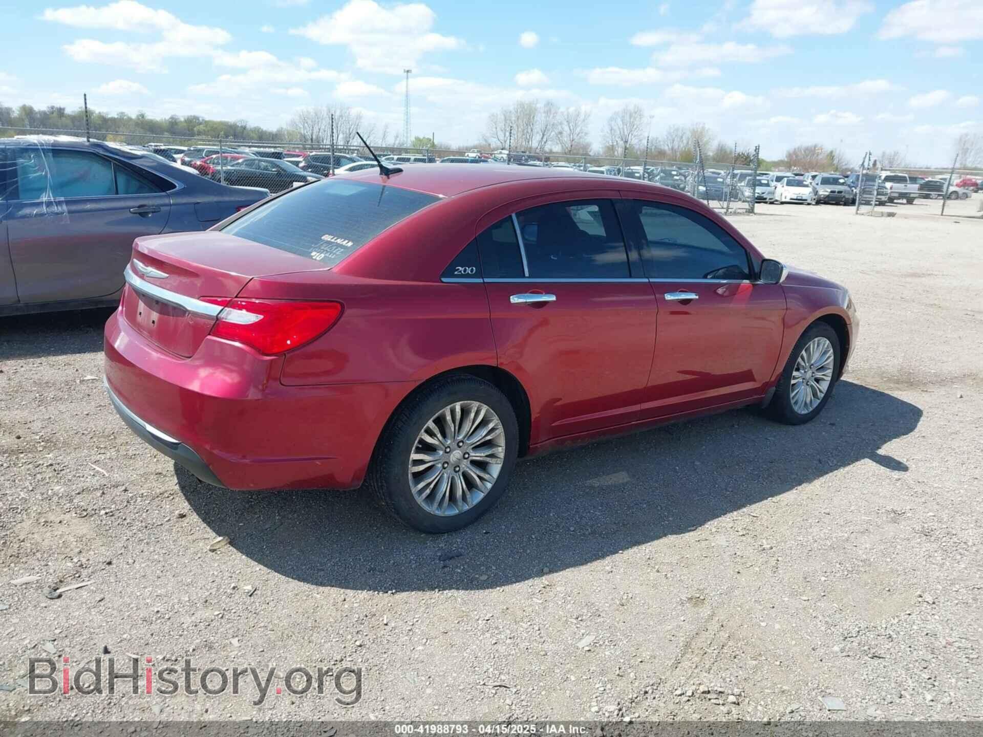 2012 CHRYSLER 200 - VIN: 1C3CCBCB0CN263369 - Фото 4
