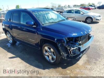 2014 Jeep COMPASS Latitude, синий — VIN 1C4NJCEB2ED883243, IAAI