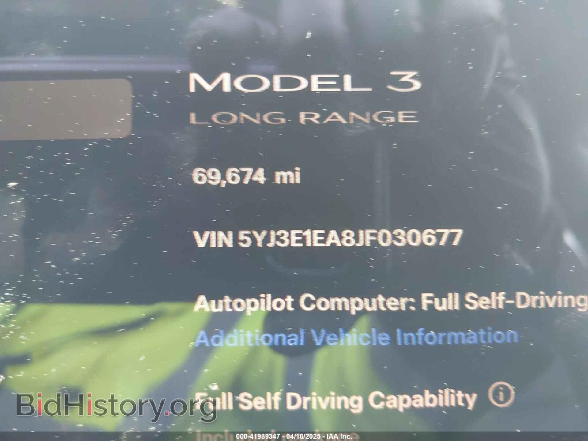 2018 TESLA MODEL 3 - VIN: 5YJ3E1EA8JF030677 - Photo 7