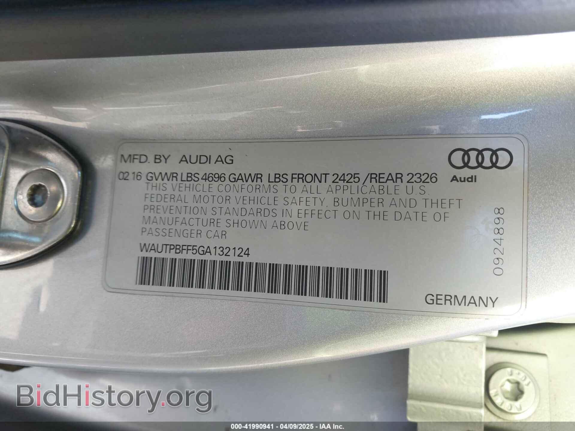 2016 AUDI A3 E-TRON - VIN: WAUTPBFF5GA132124 - Фото 9