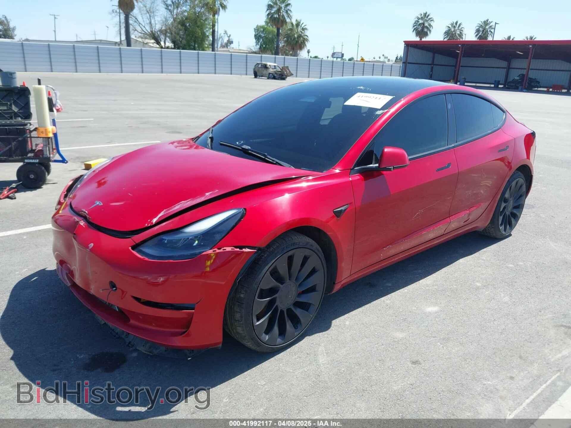2023 TESLA MODEL 3 - VIN: 5YJ3E1EC4PF382746 - Фото 2