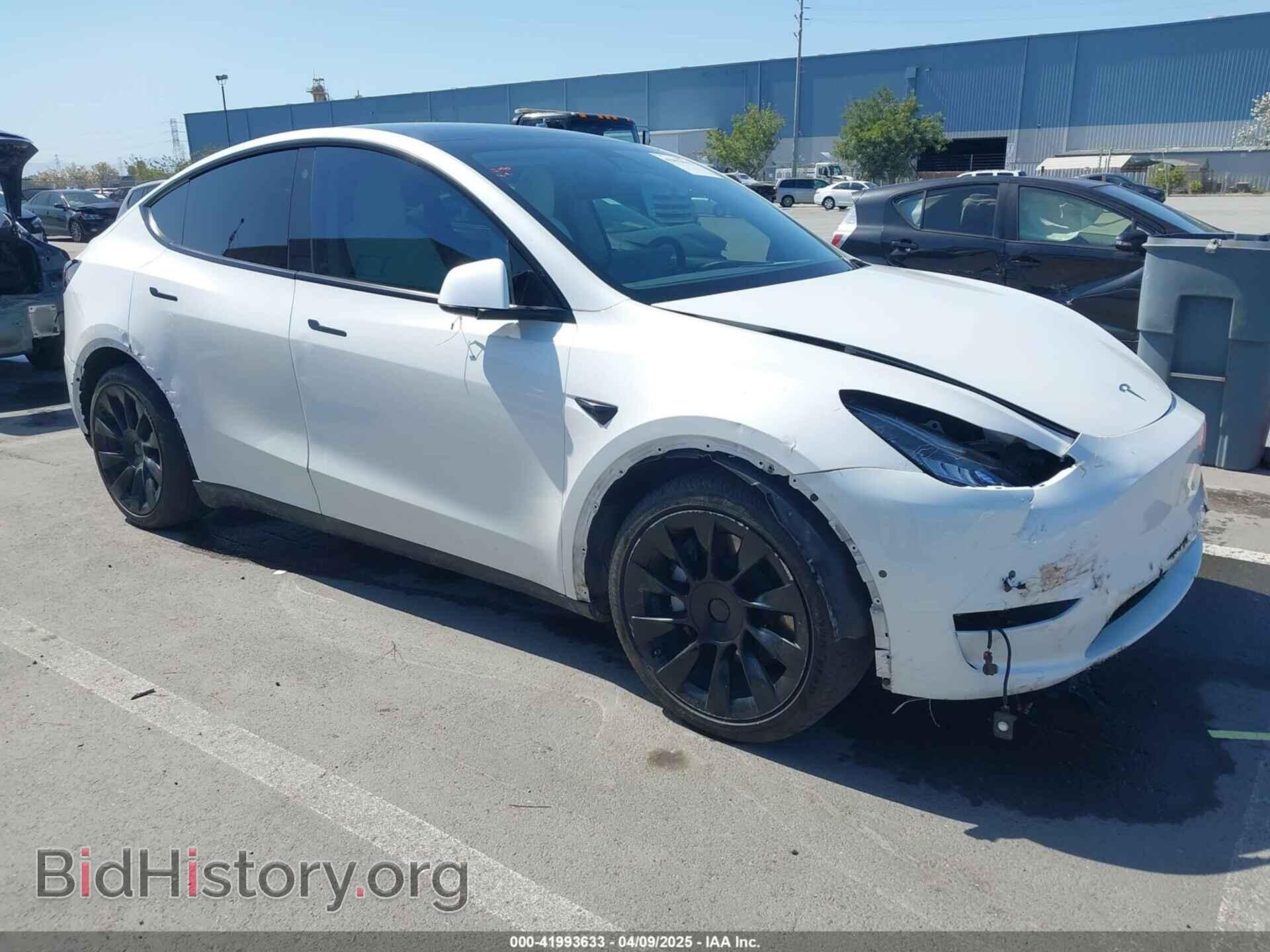 Photo 5YJYGDEEXMF280480 - TESLA MODEL Y 2021