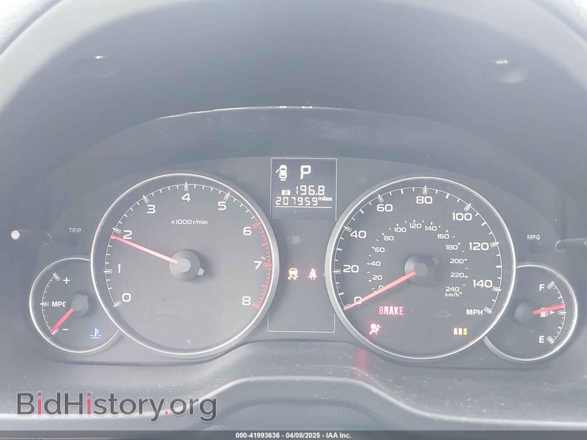 2014 SUBARU OUTBACK - VIN: 4S4BRBAC8E3287205 - Фото 7