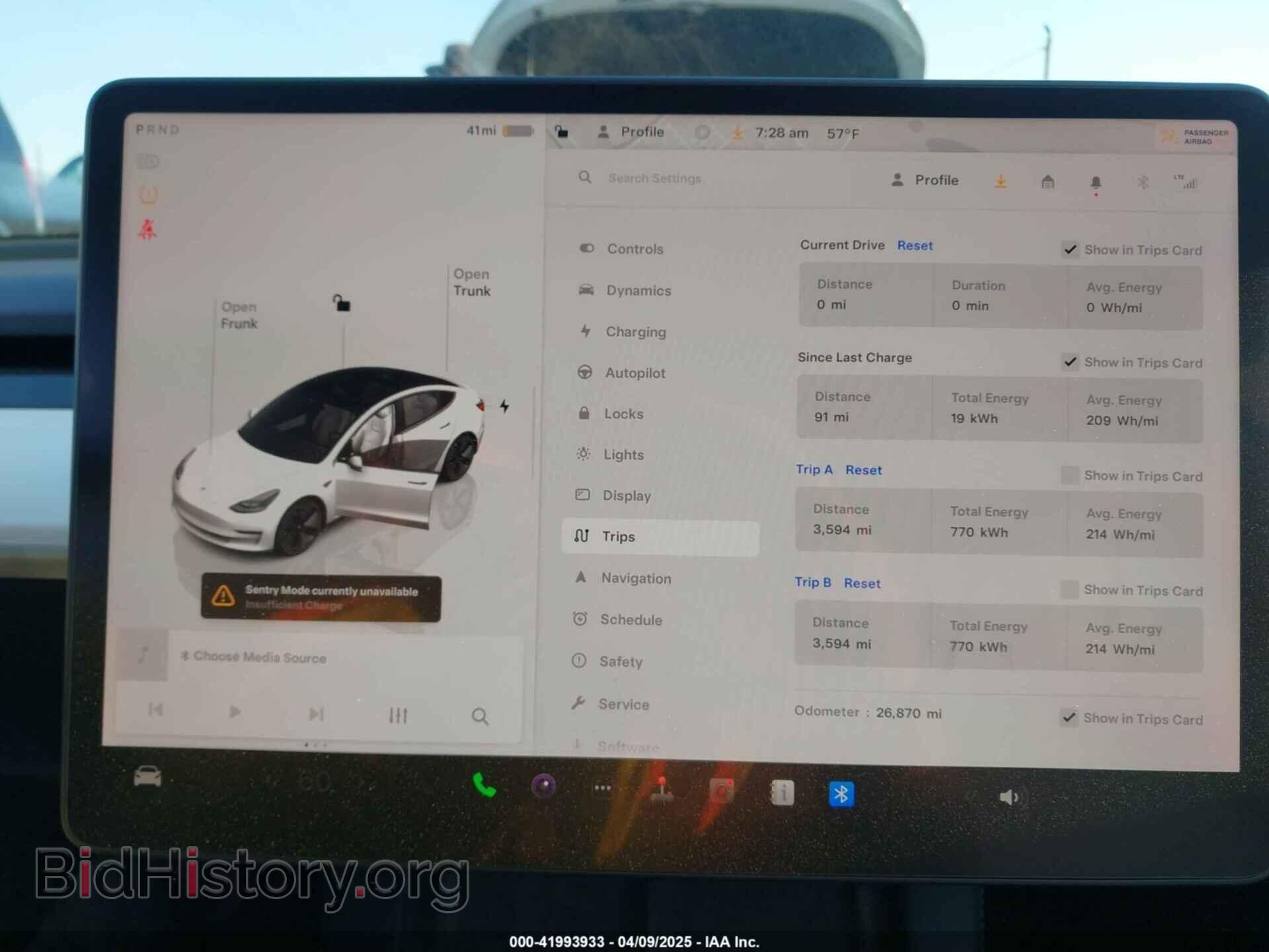 2023 TESLA MODEL 3 - VIN: 5YJ3E1EA2PF551631 - Фото 7