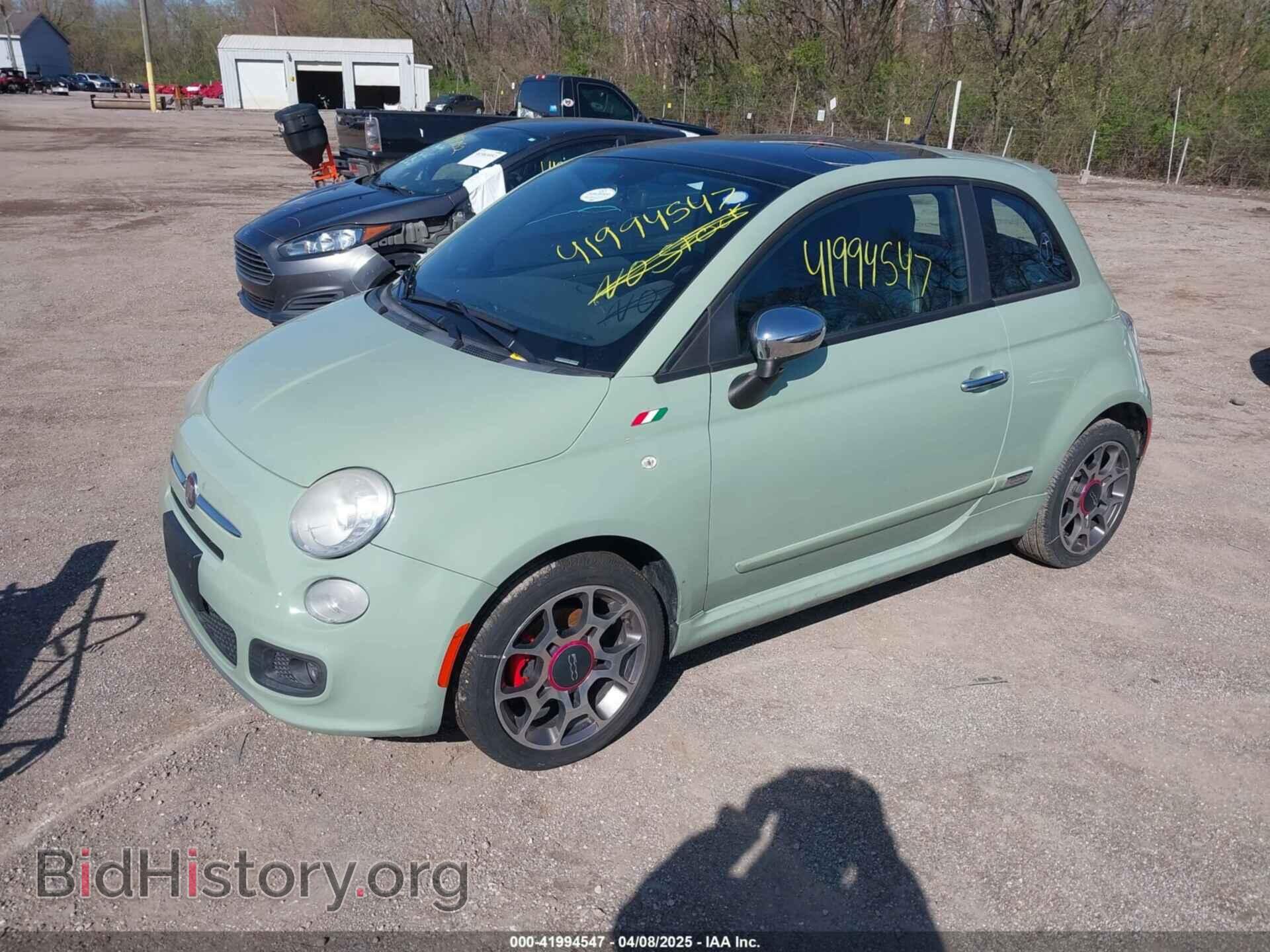 2012 FIAT 500 - VIN: 3C3CFFBR4CT114640 - Фото 2