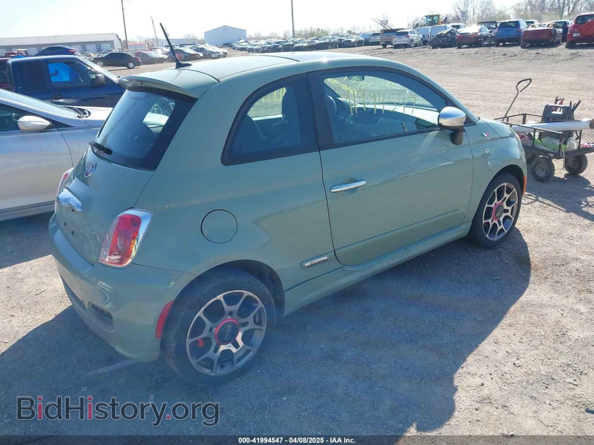 2012 FIAT 500 - VIN: 3C3CFFBR4CT114640 - Фото 4