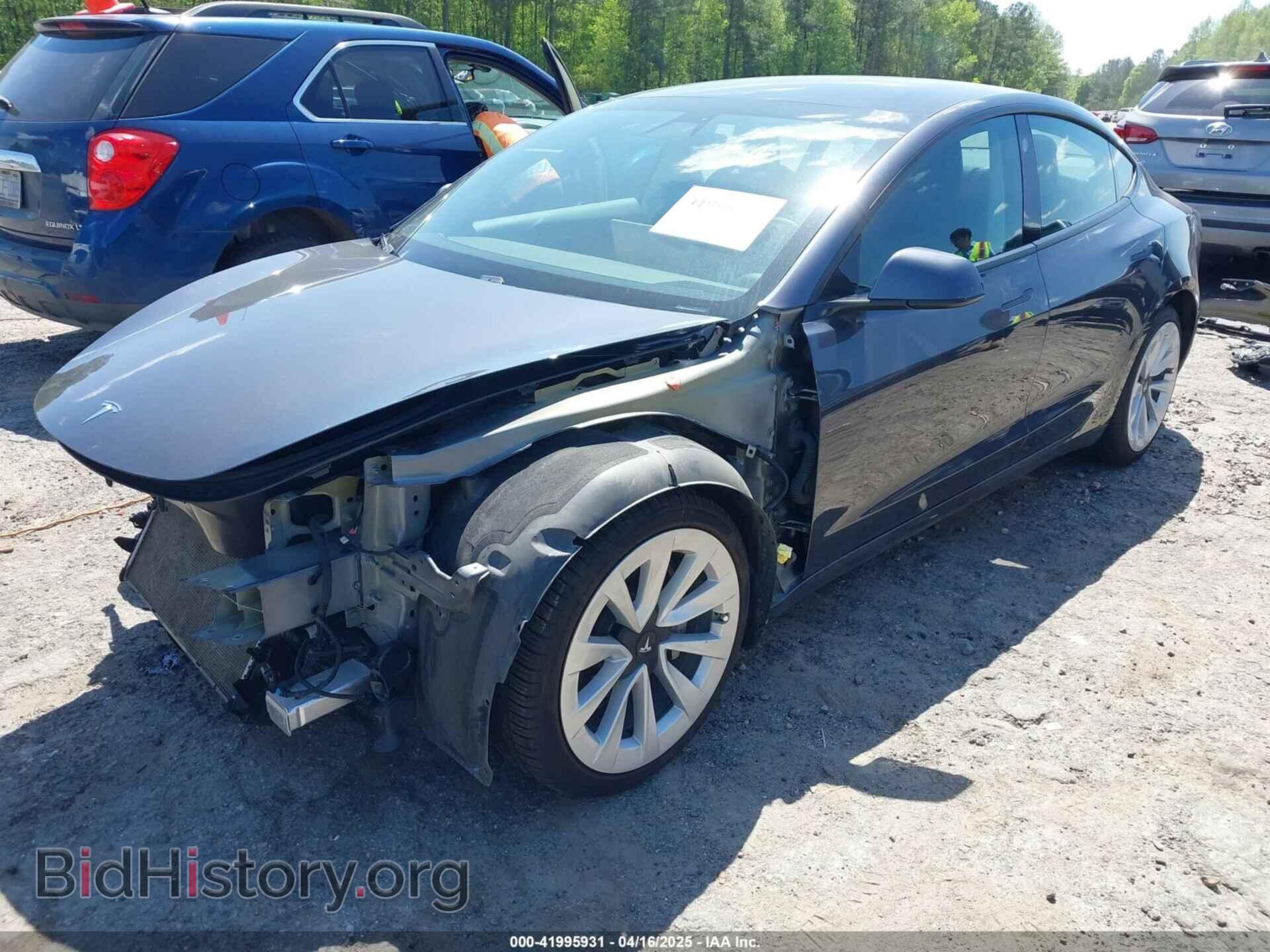 2021 TESLA MODEL 3 - VIN: 5YJ3E1EB9MF033942 - Фото 2