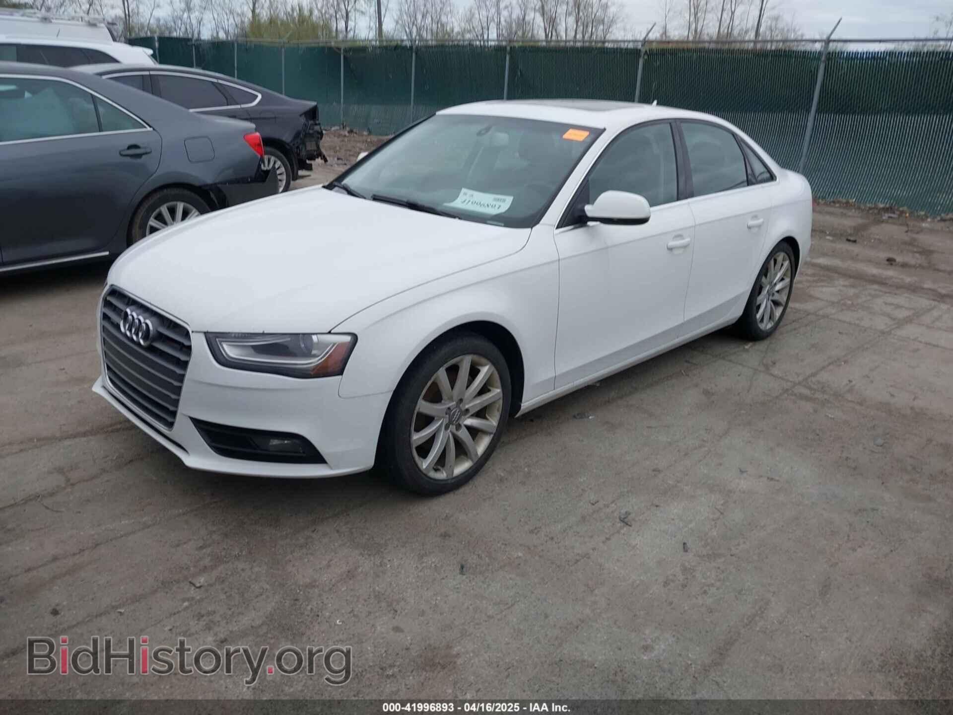 2013 AUDI A4 - VIN: WAUFFAFL0DN027172 - Фото 2