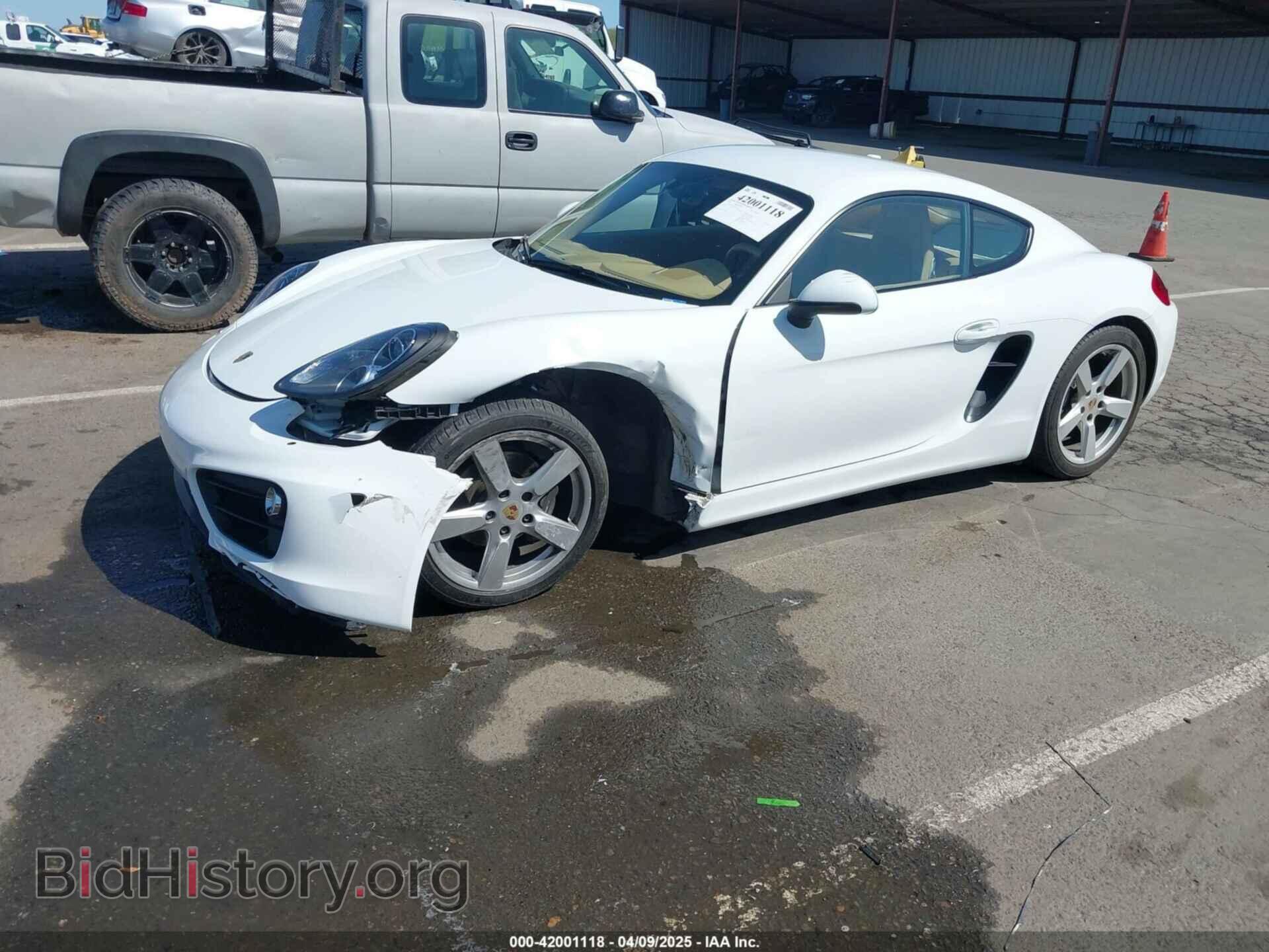 2015 PORSCHE CAYMAN - VIN: WP0AA2A86FK163282 - Фото 2