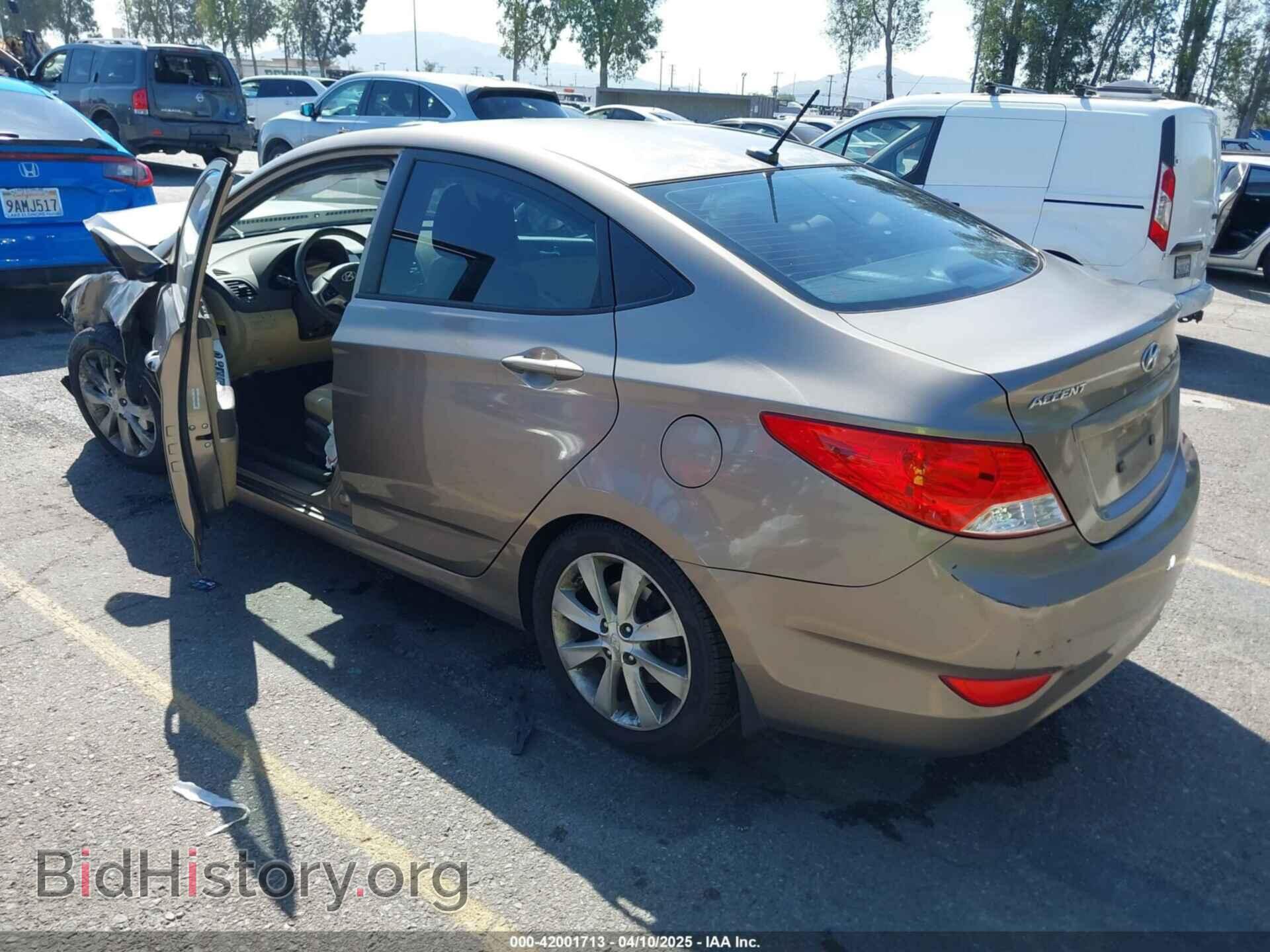 2013 HYUNDAI ACCENT - VIN: KMHCU4AE3DU314187 - Фото 3
