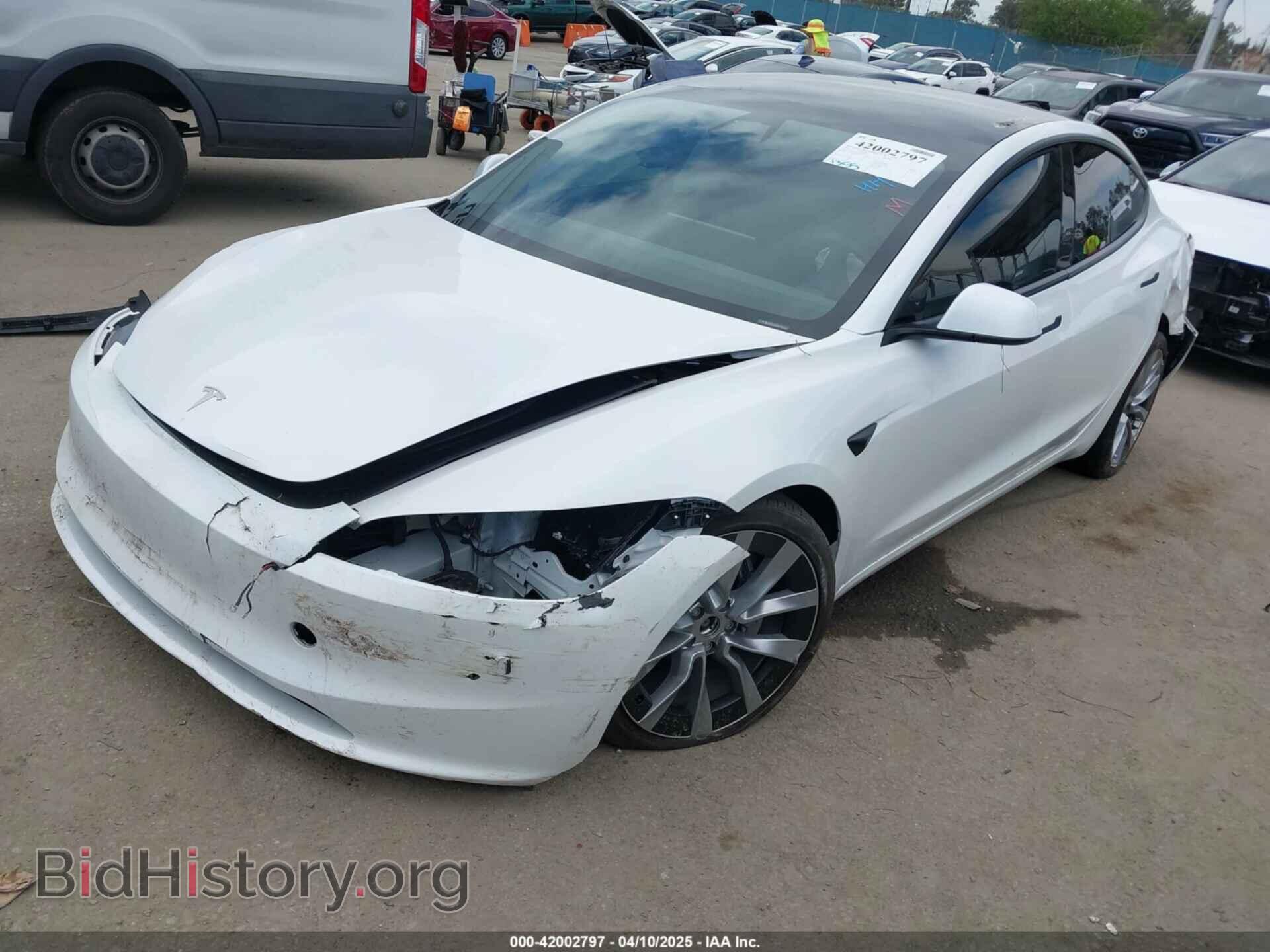2024 TESLA MODEL 3 - VIN: 5YJ3E1EB0RF795452 - Фото 2
