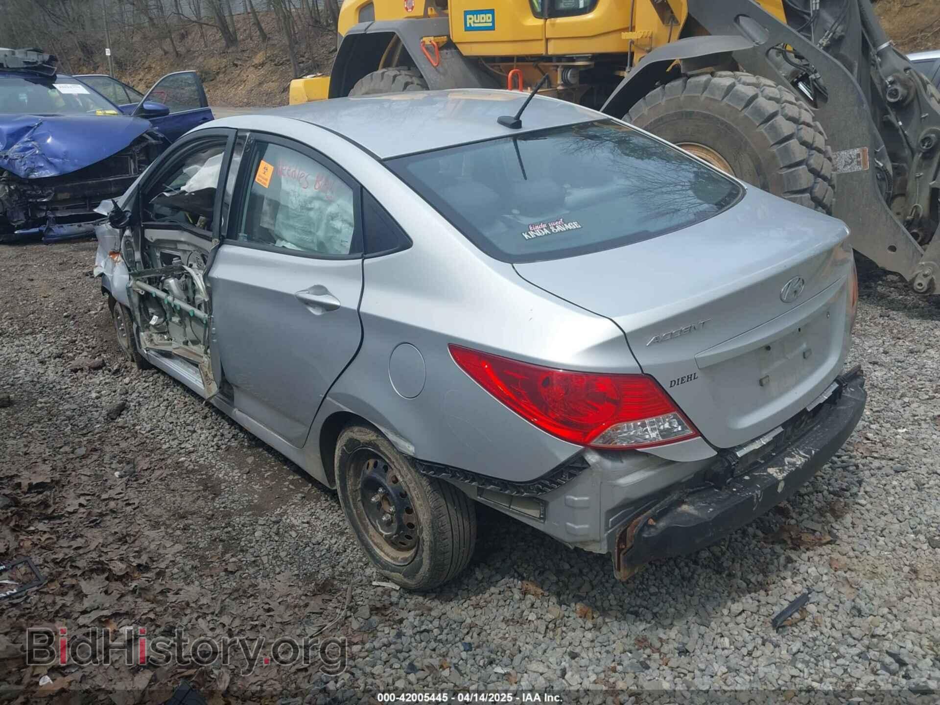 2014 HYUNDAI ACCENT - VIN: KMHCT4AE5EU597325 - Фото 3